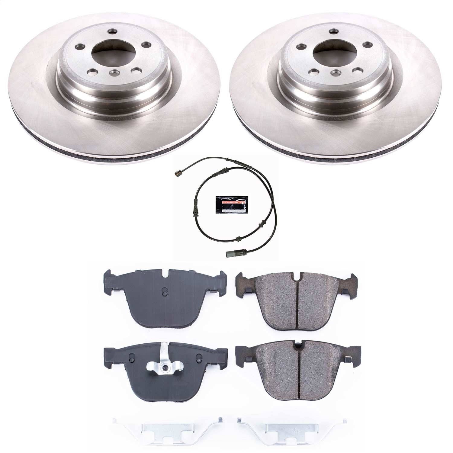 Power Stop - KOE7087 - Rear - Disc Brake Pad and Rotor Kit