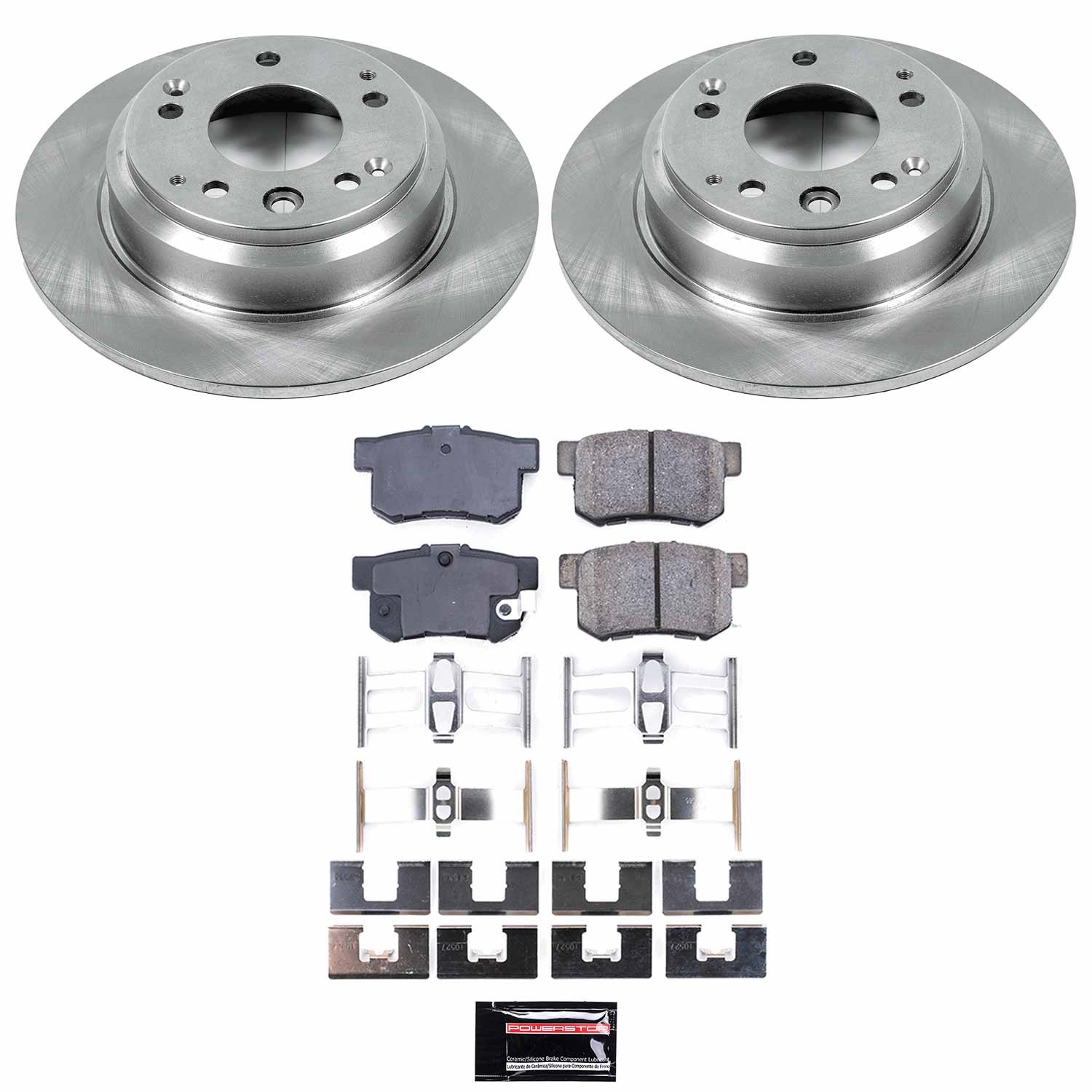 Power Stop - KOE709 - Rear - Disc Brake Pad and Rotor Kit