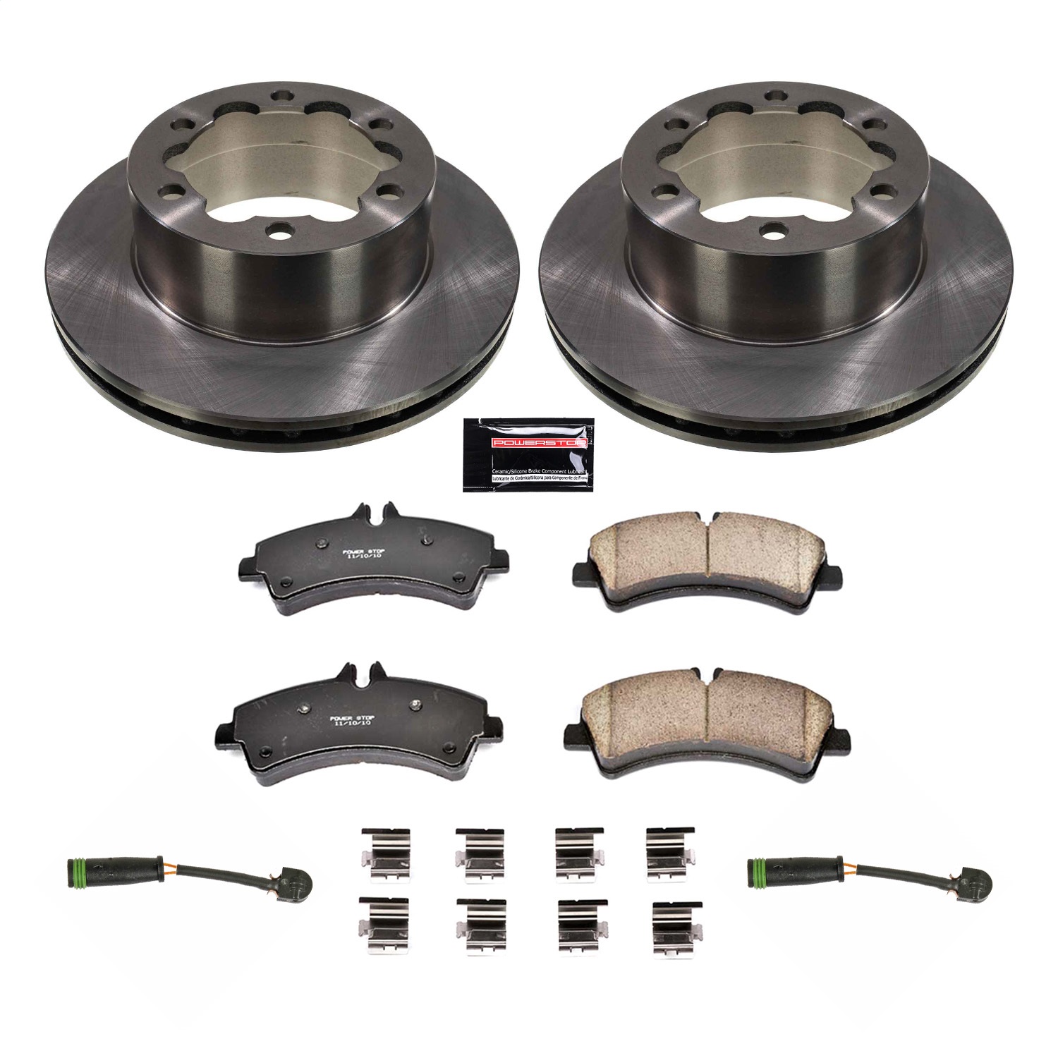 Power Stop - KOE7094 - Rear - Disc Brake Pad and Rotor Kit