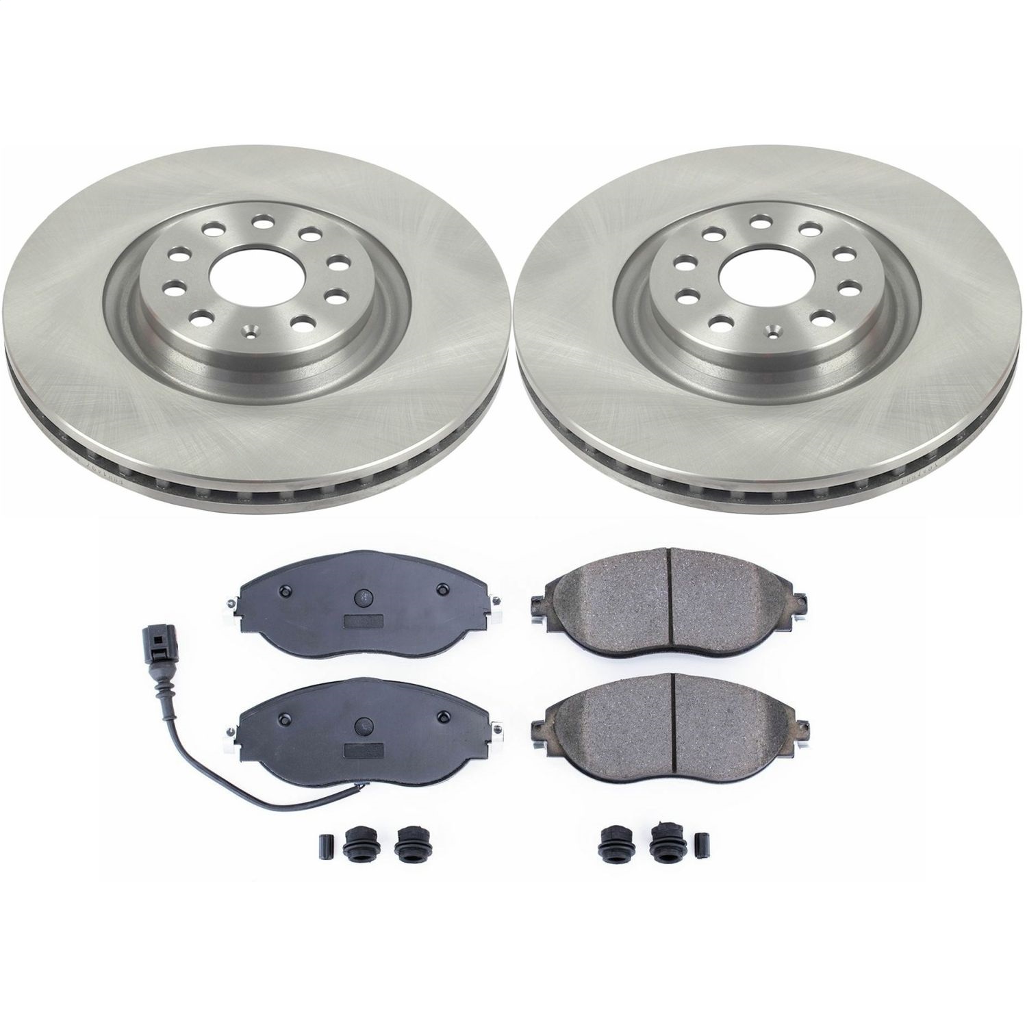Power Stop - KOE7175 - Front - Disc Brake Pad and Rotor Kit