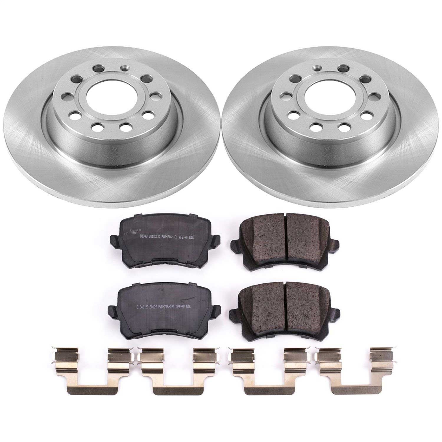 Power Stop - KOE7324 - Rear - Disc Brake Pad and Rotor Kit