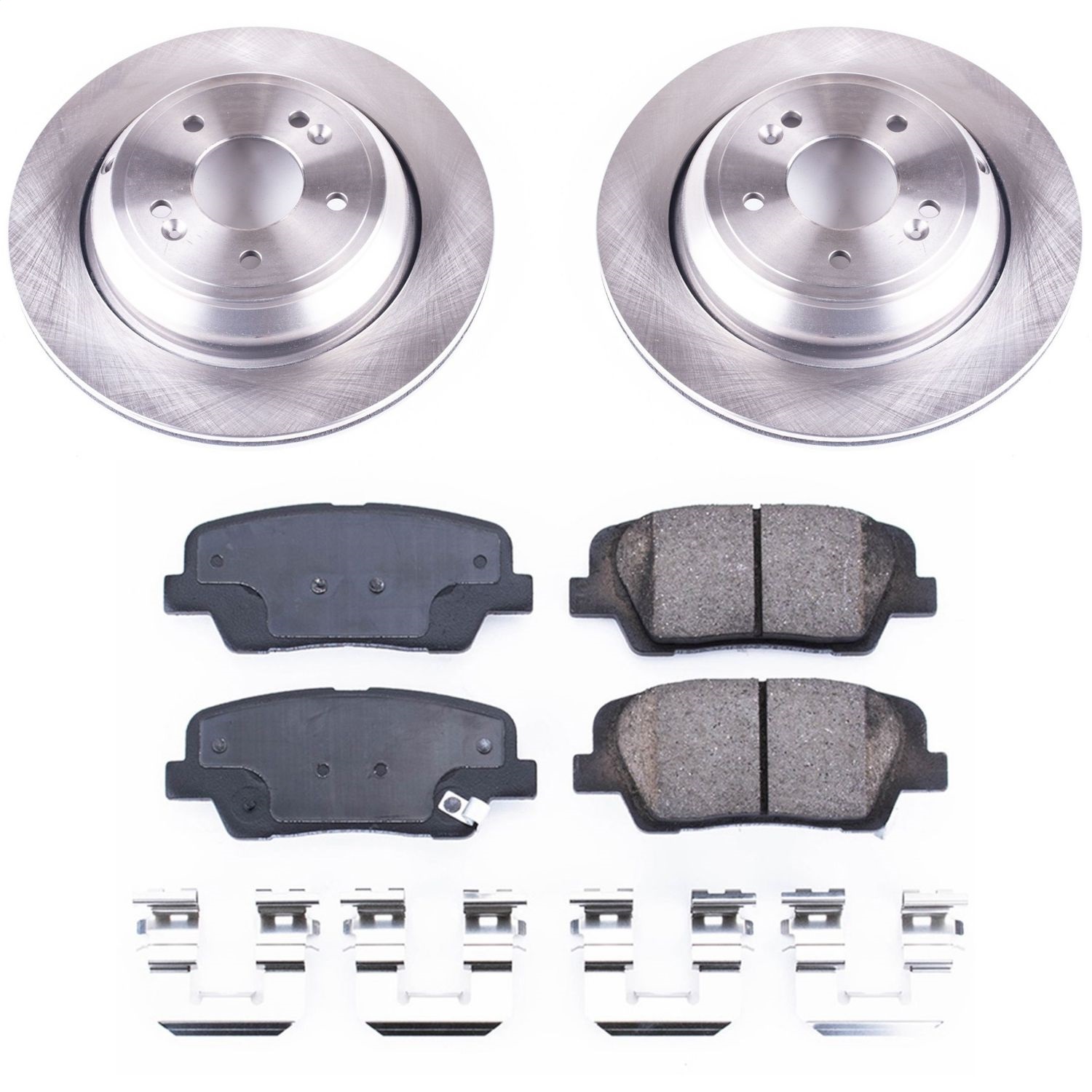 Power Stop - KOE7341 - Rear - Disc Brake Pad and Rotor Kit