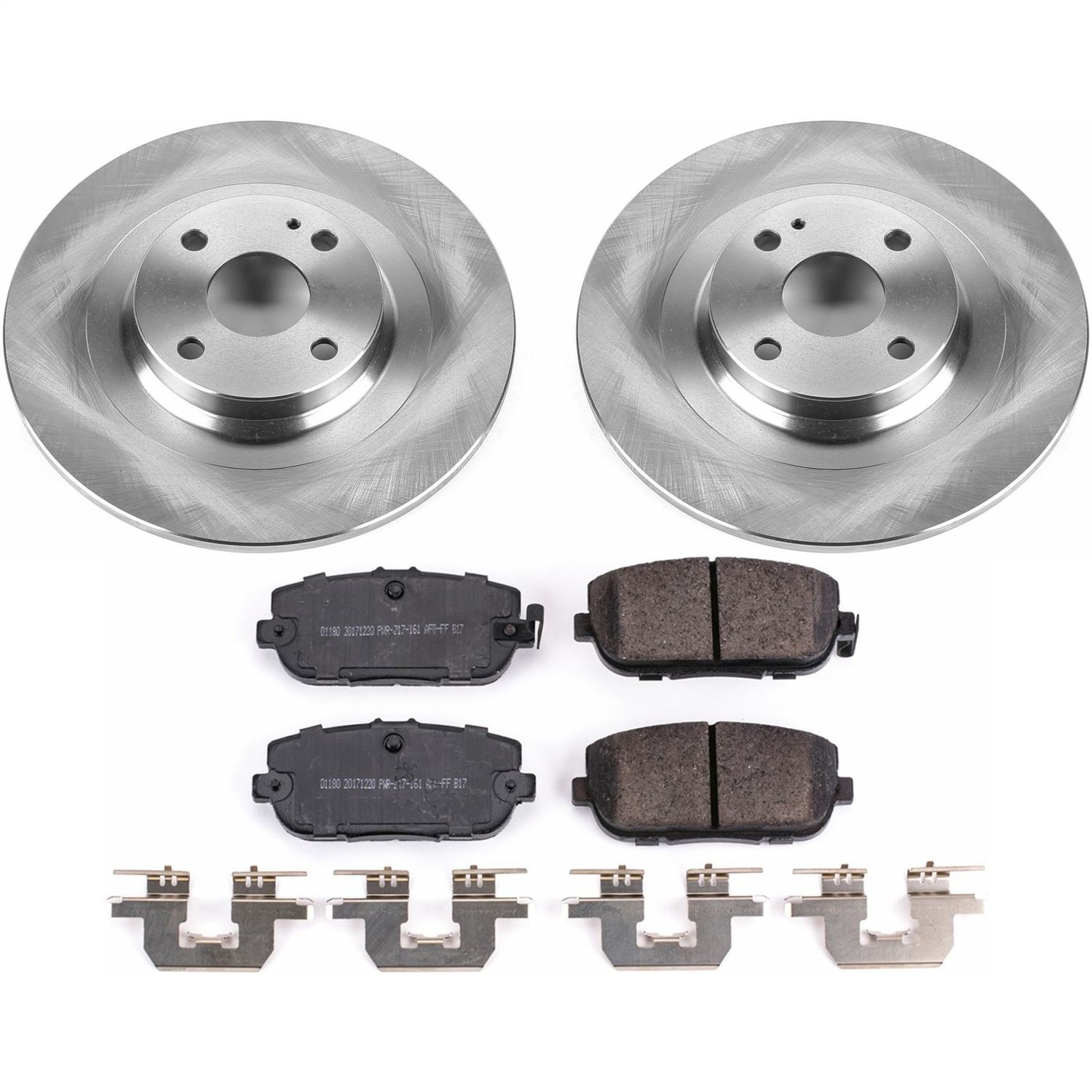 Power Stop - KOE7362 - Rear - Disc Brake Pad and Rotor Kit