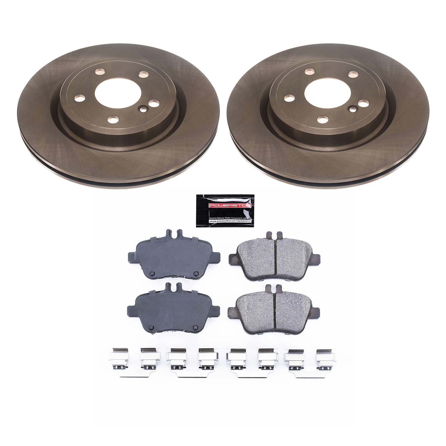 Power Stop - KOE7378 - Rear - Disc Brake Pad and Rotor Kit