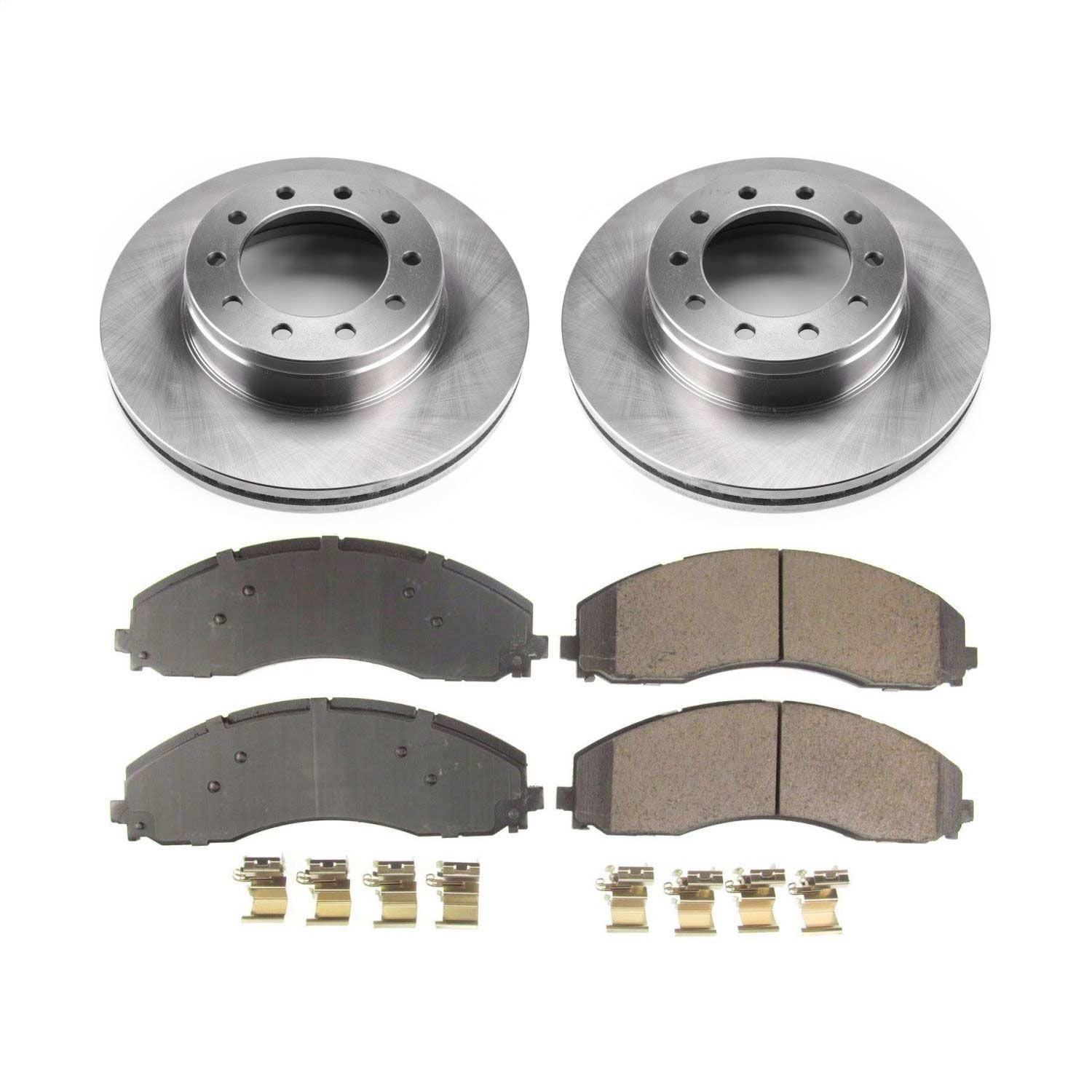 Power Stop - KOE7422 - Front - Disc Brake Pad and Rotor Kit