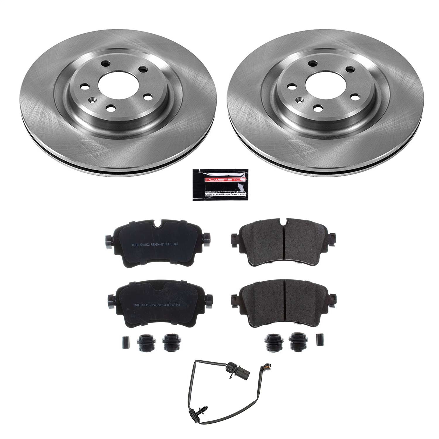 Power Stop - KOE7431 - Rear - Disc Brake Pad and Rotor Kit