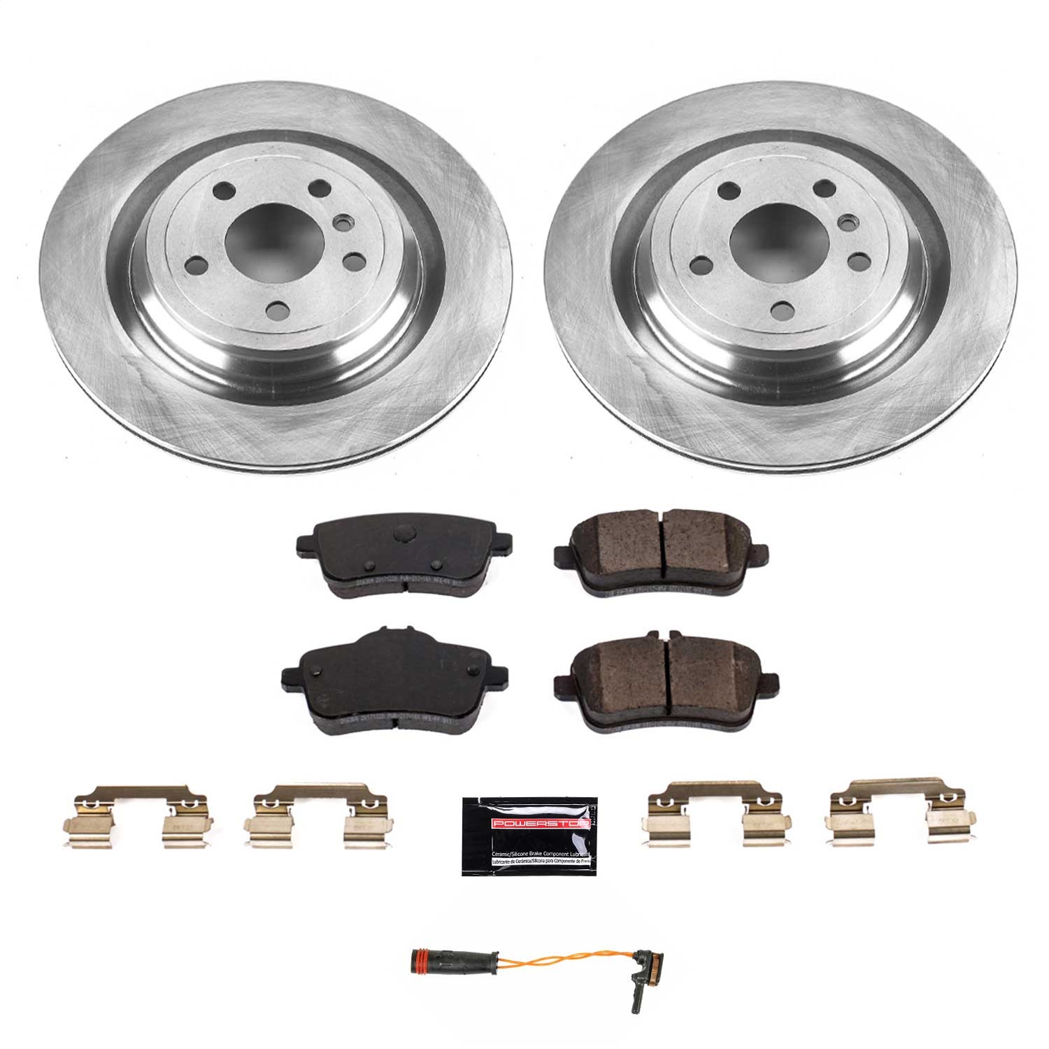 Power Stop - KOE7438 - Rear - Disc Brake Pad and Rotor Kit