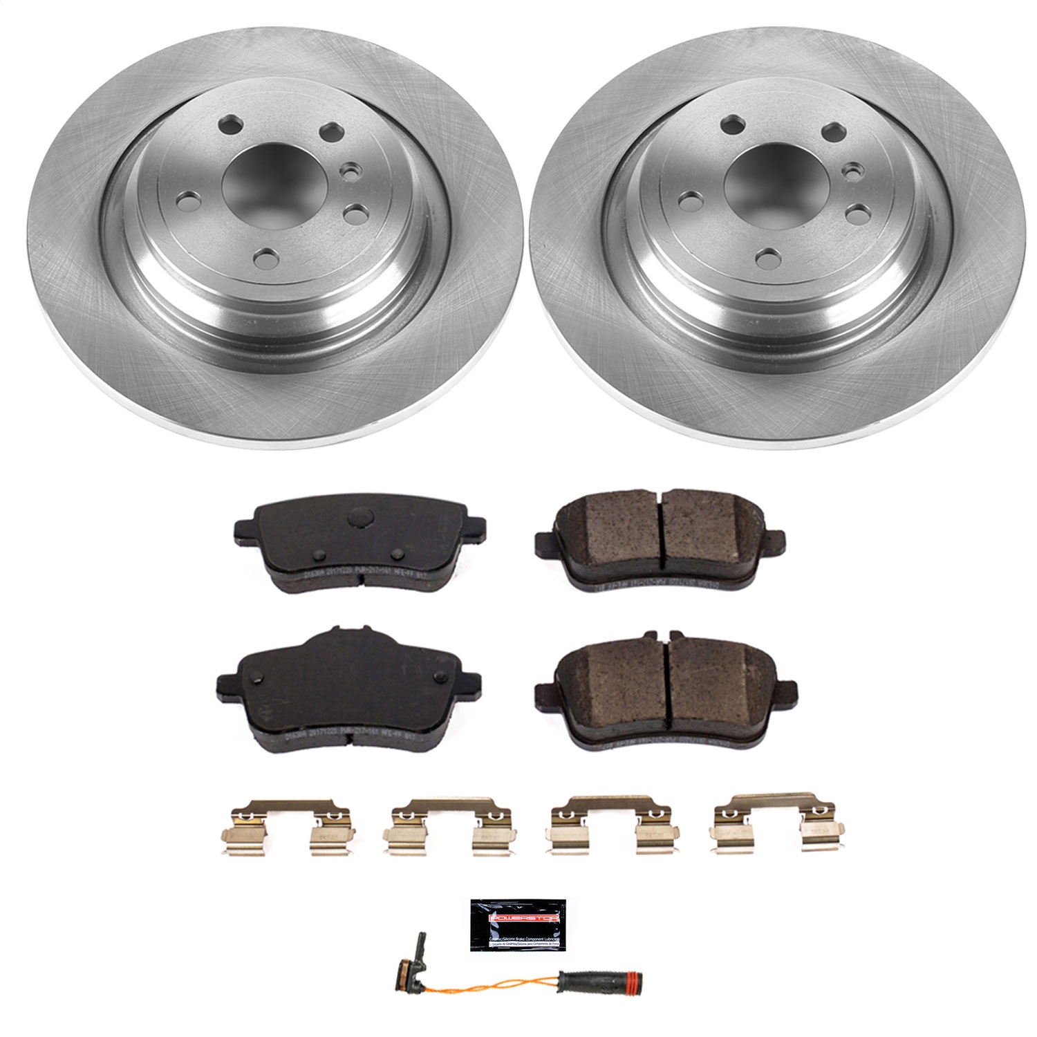 Power Stop - KOE7440 - Rear - Disc Brake Pad and Rotor Kit