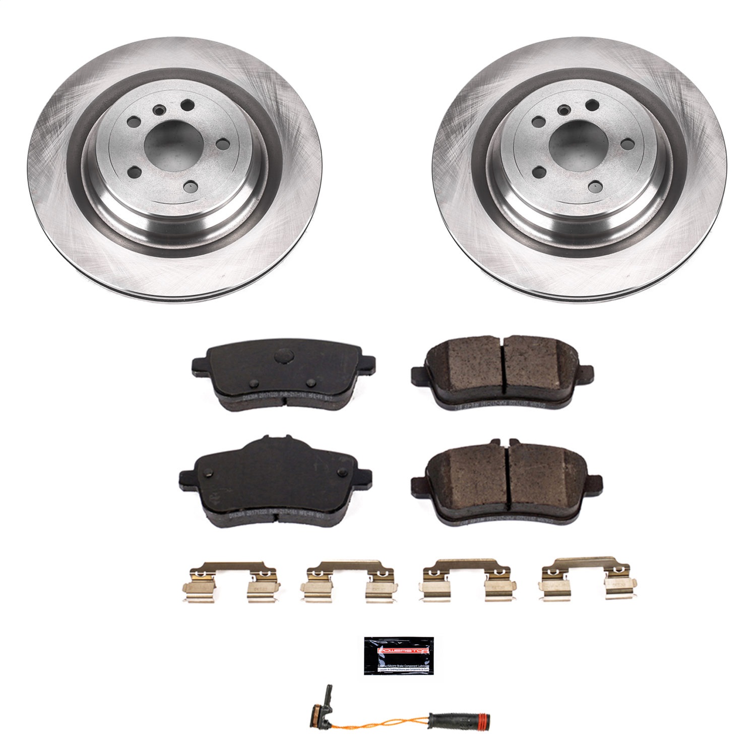 Power Stop - KOE7448 - Rear - Disc Brake Pad and Rotor Kit