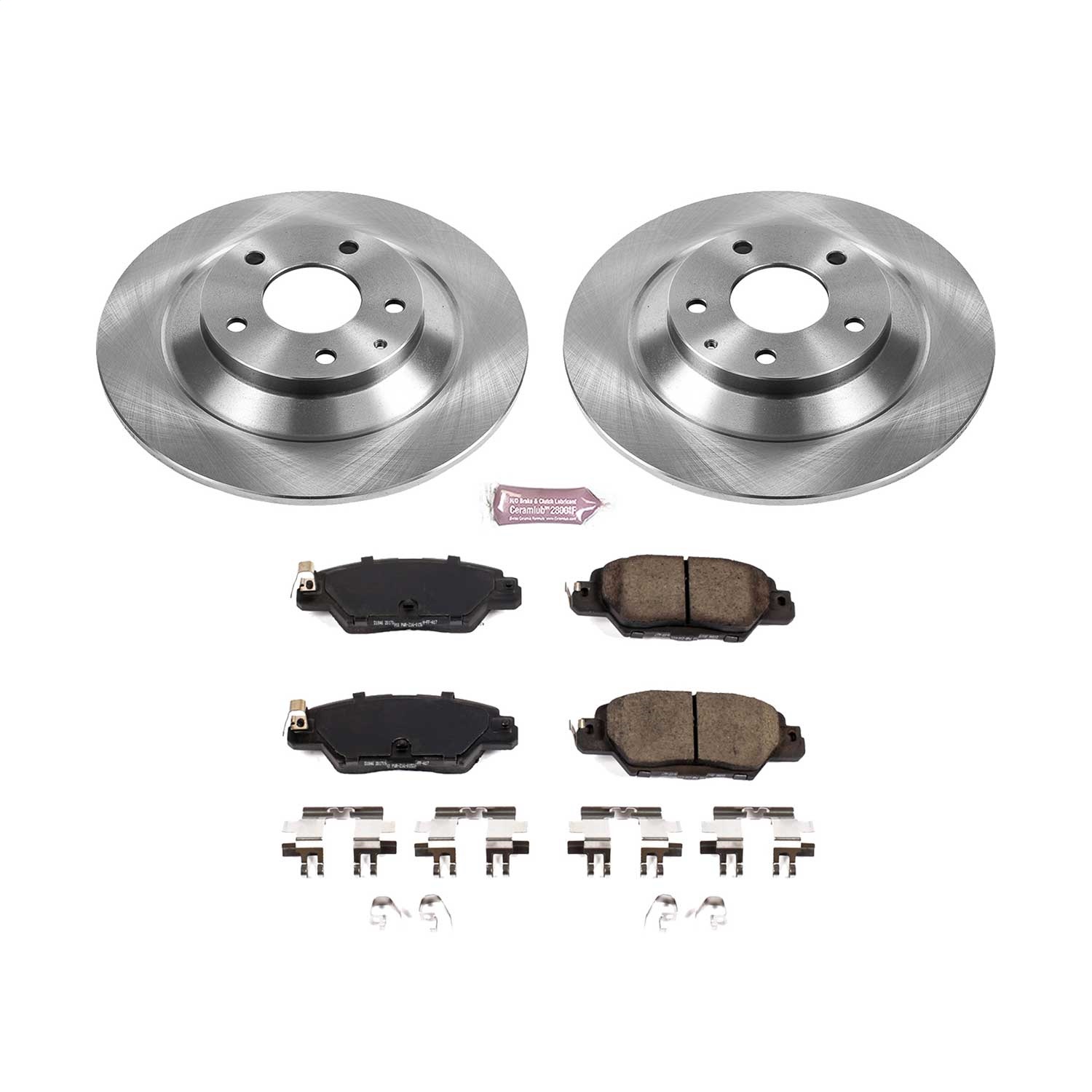 Power Stop - KOE7516 - Rear - Disc Brake Pad and Rotor Kit