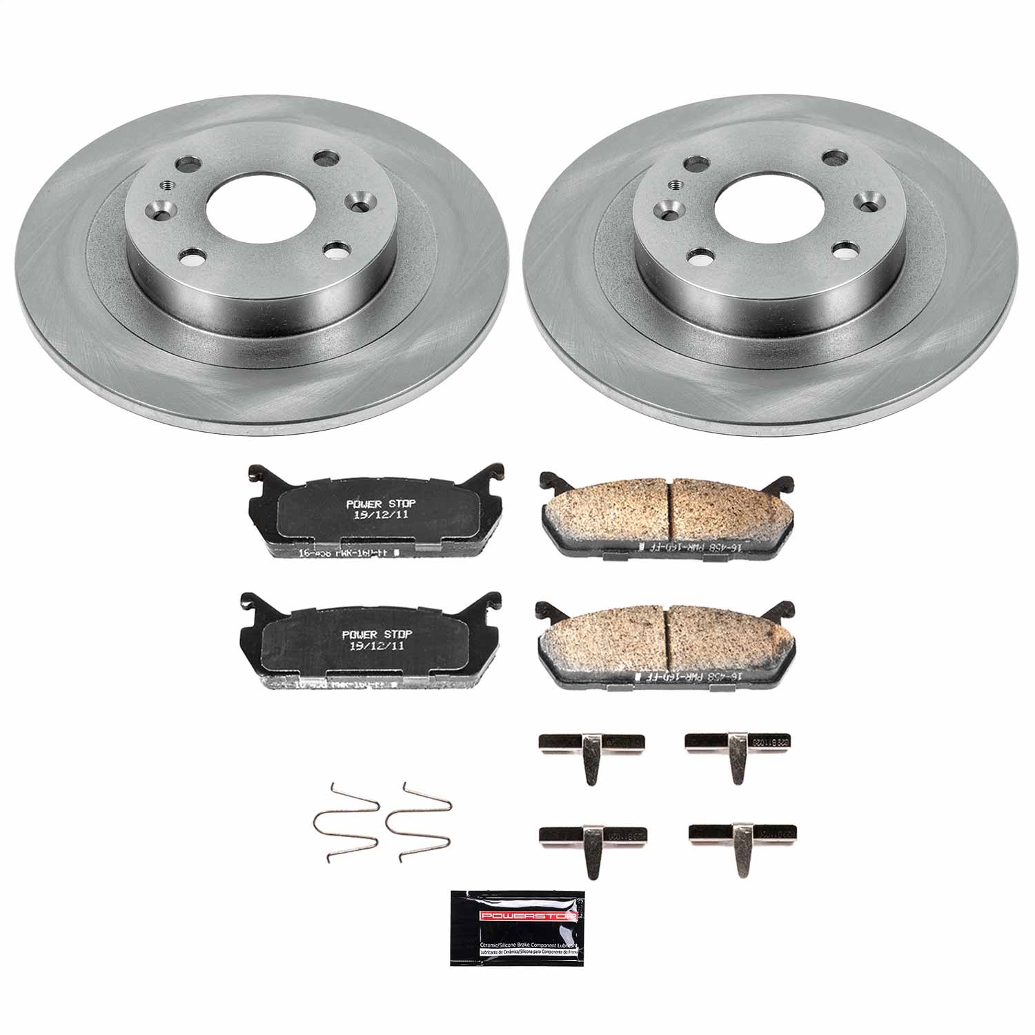 Power Stop - KOE770 - Rear - Disc Brake Pad and Rotor Kit