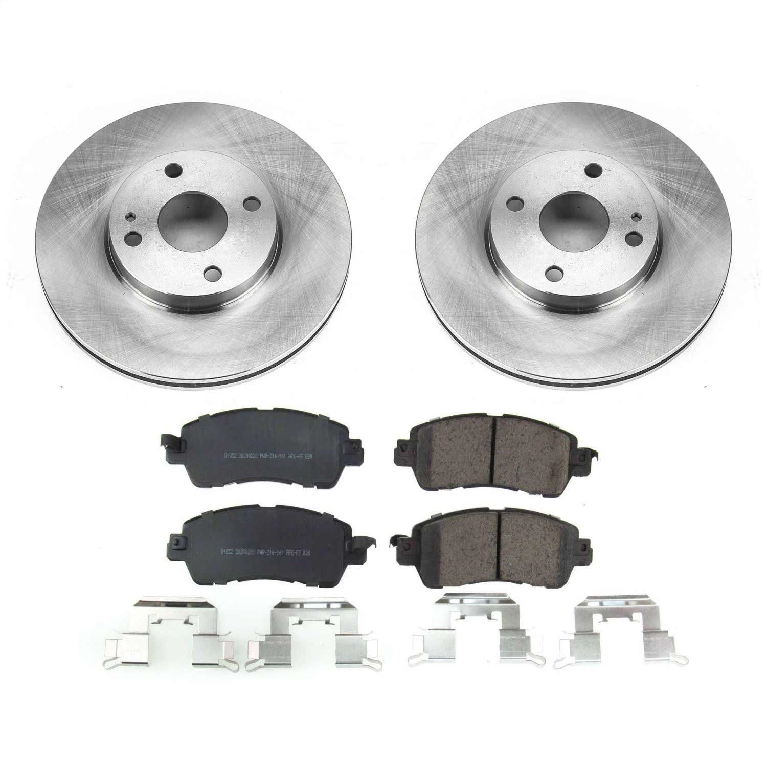 Power Stop - KOE7700 - Front - Disc Brake Pad and Rotor Kit