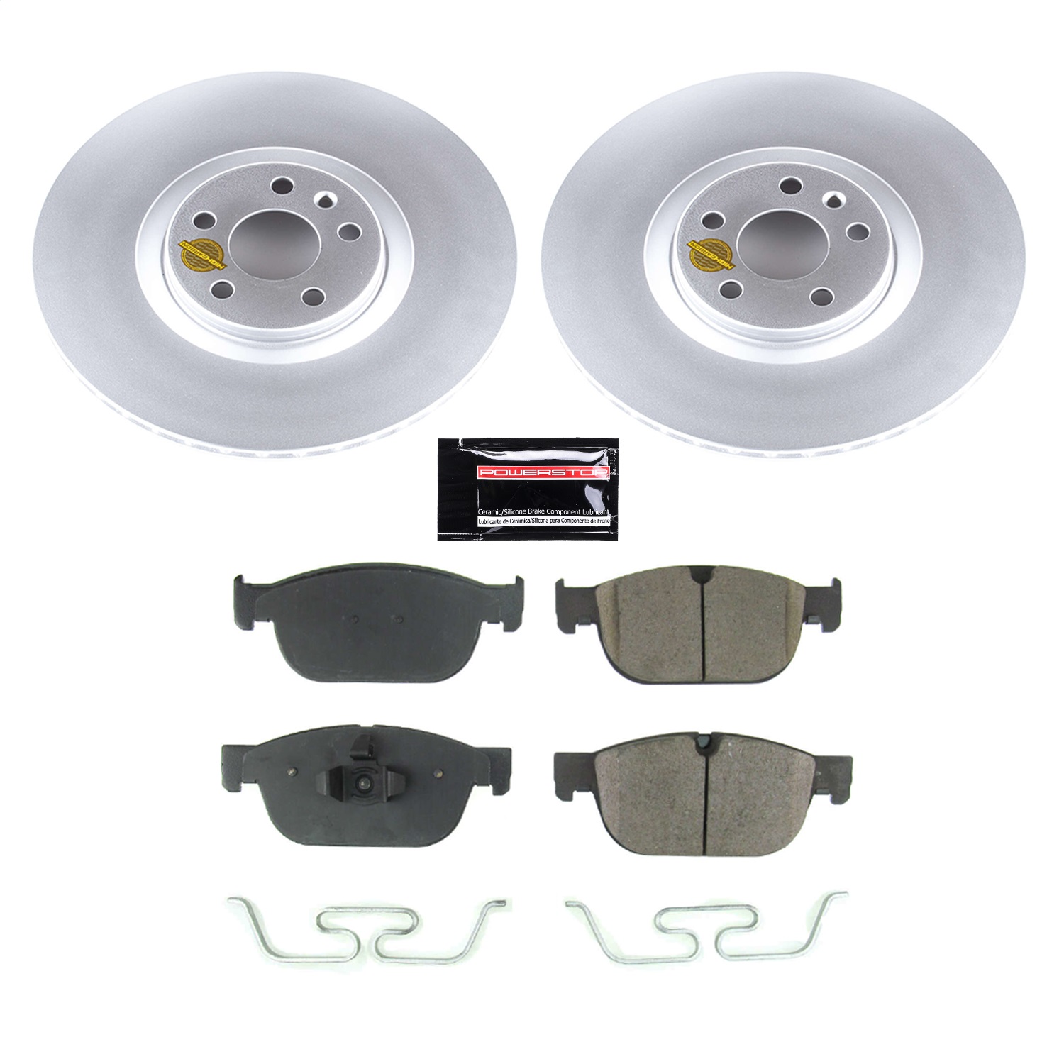 Power Stop - KOE7703 - Front - Disc Brake Pad and Rotor Kit