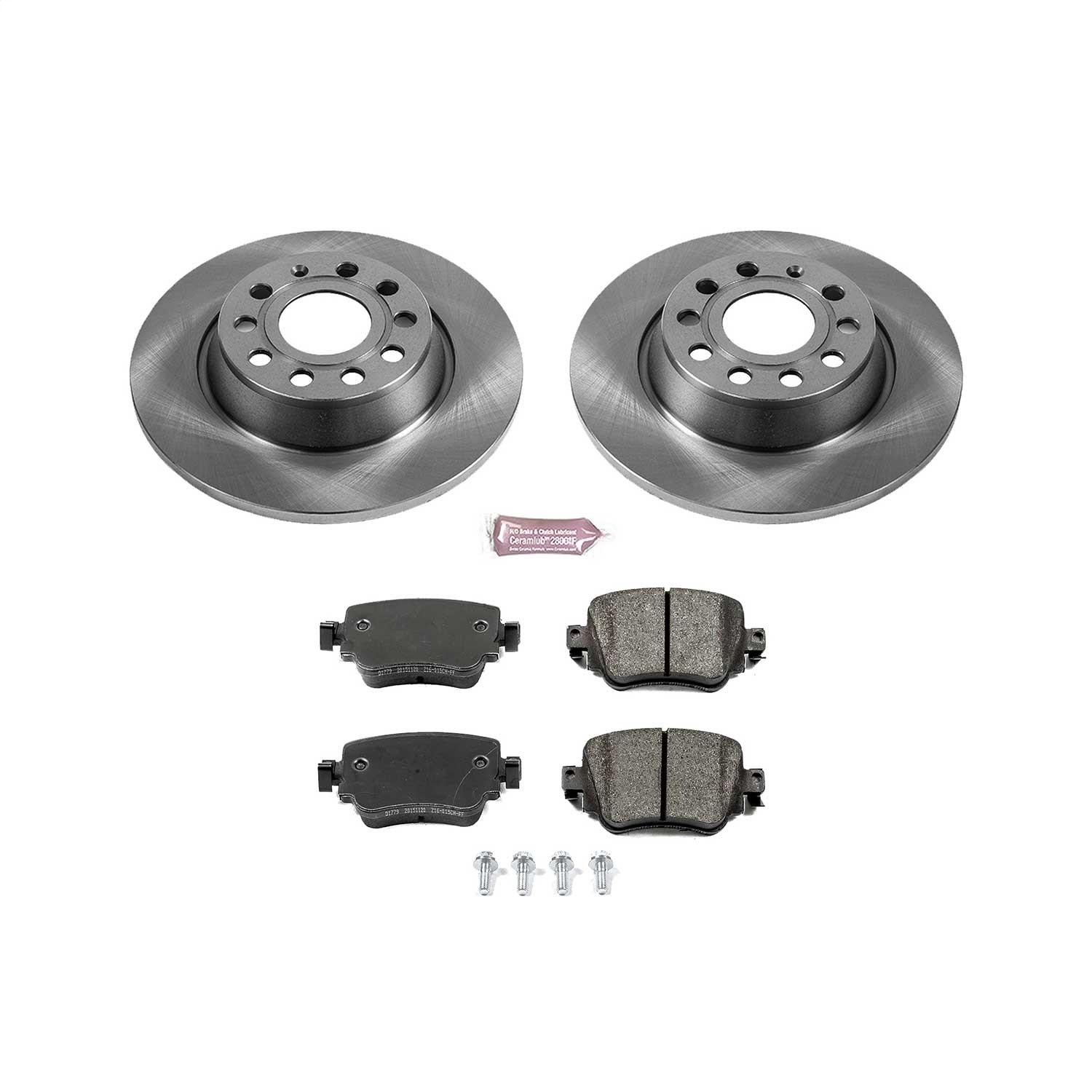 Power Stop - KOE7707 - Rear - Disc Brake Pad and Rotor Kit