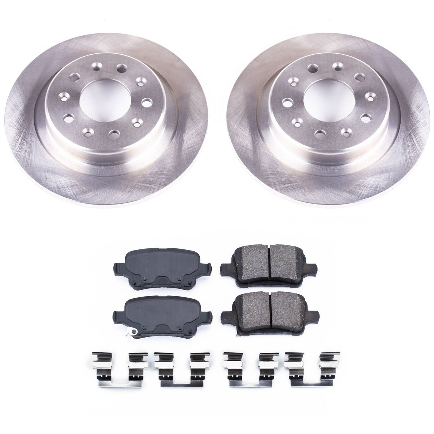 Power Stop - KOE7717 - Rear - Disc Brake Pad and Rotor Kit
