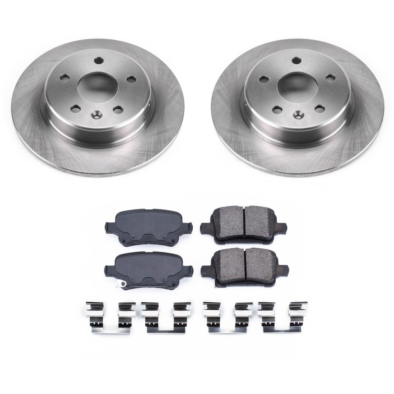 Power Stop - KOE7720 - Rear - Disc Brake Pad and Rotor Kit