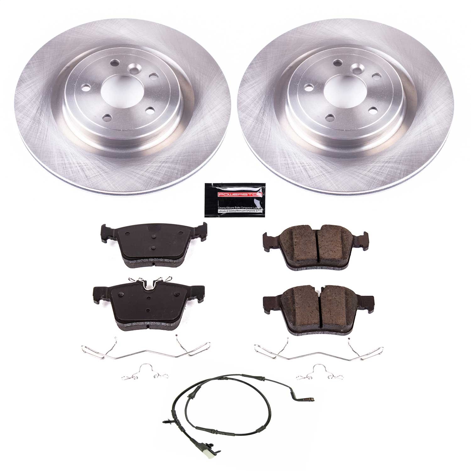 Power Stop - KOE7733 - Rear - Disc Brake Pad and Rotor Kit
