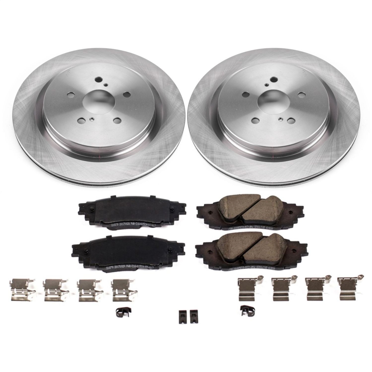 Power Stop - KOE7740 - Rear - Disc Brake Pad and Rotor Kit