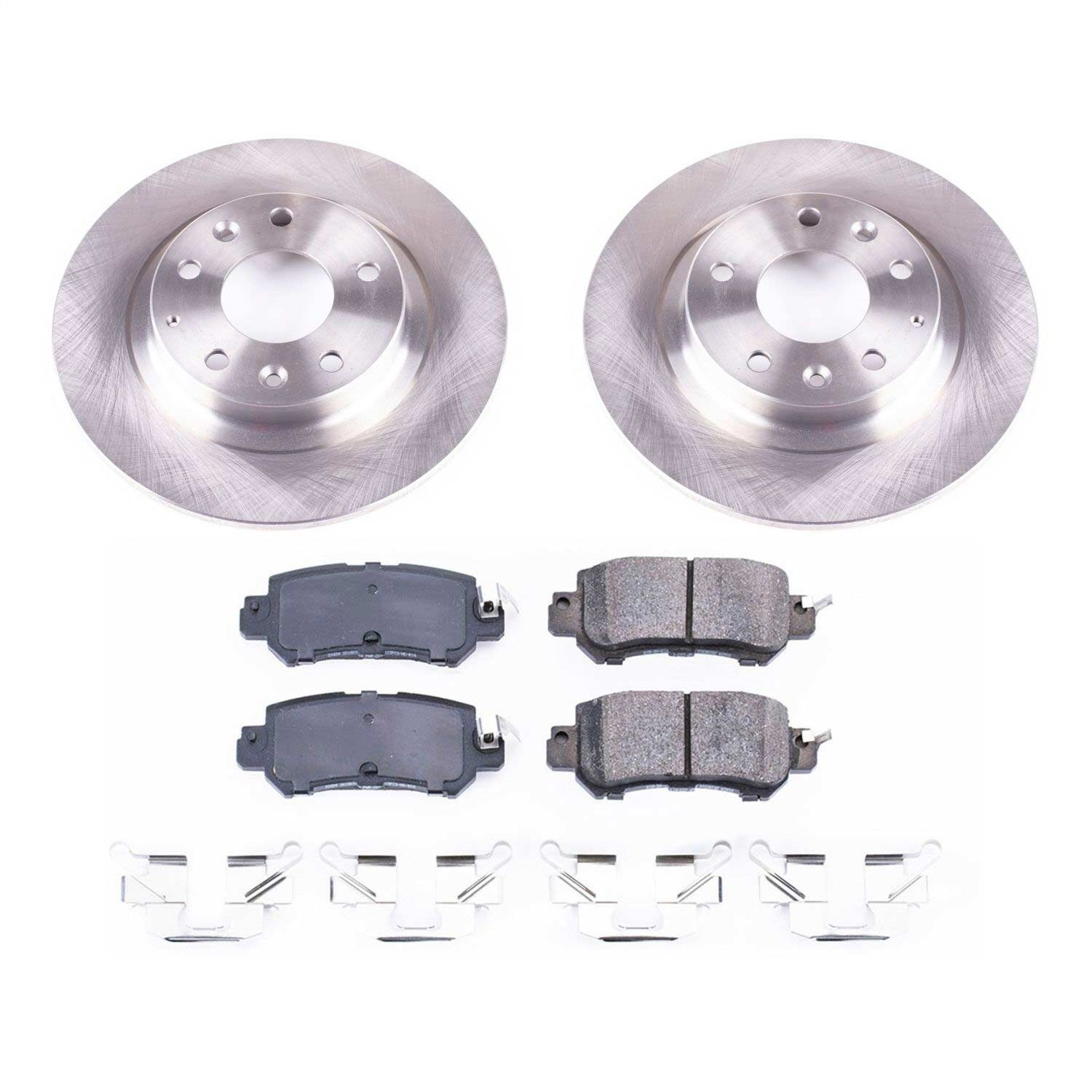 Power Stop - KOE7741 - Rear - Disc Brake Pad and Rotor Kit