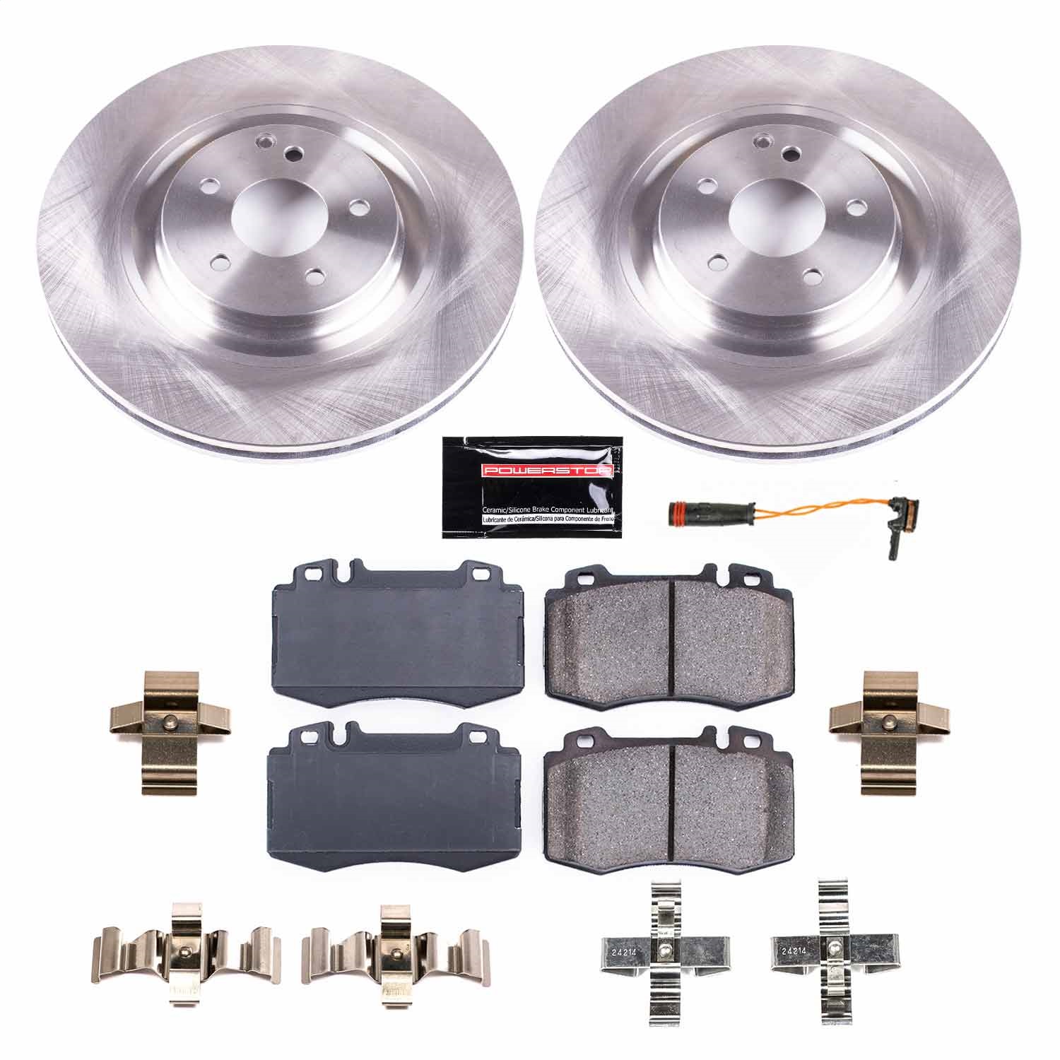 Power Stop - KOE7788 - Front - Disc Brake Pad and Rotor Kit