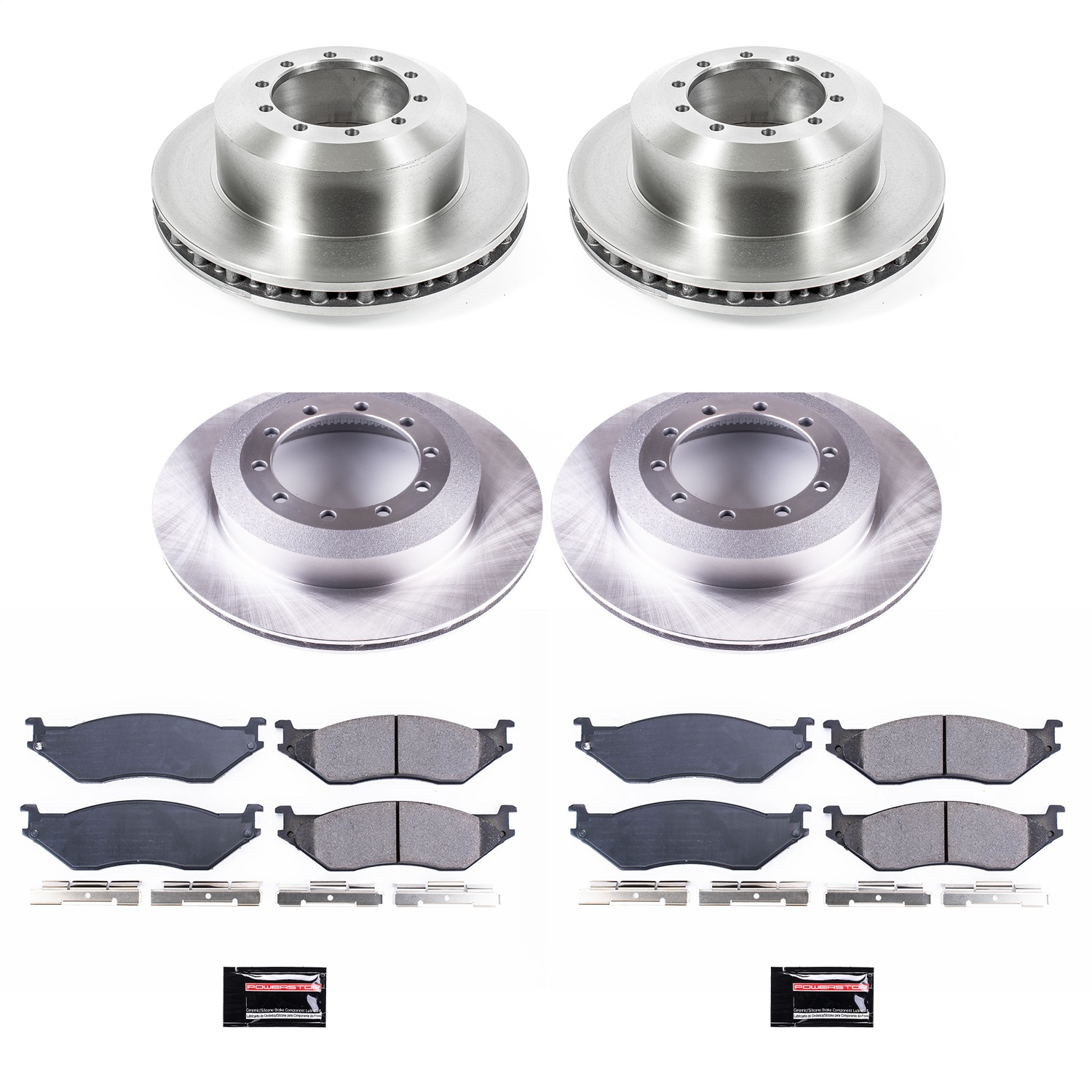 Power Stop - KOE7821 - Front and Rear - Disc Brake Pad and Rotor Kit