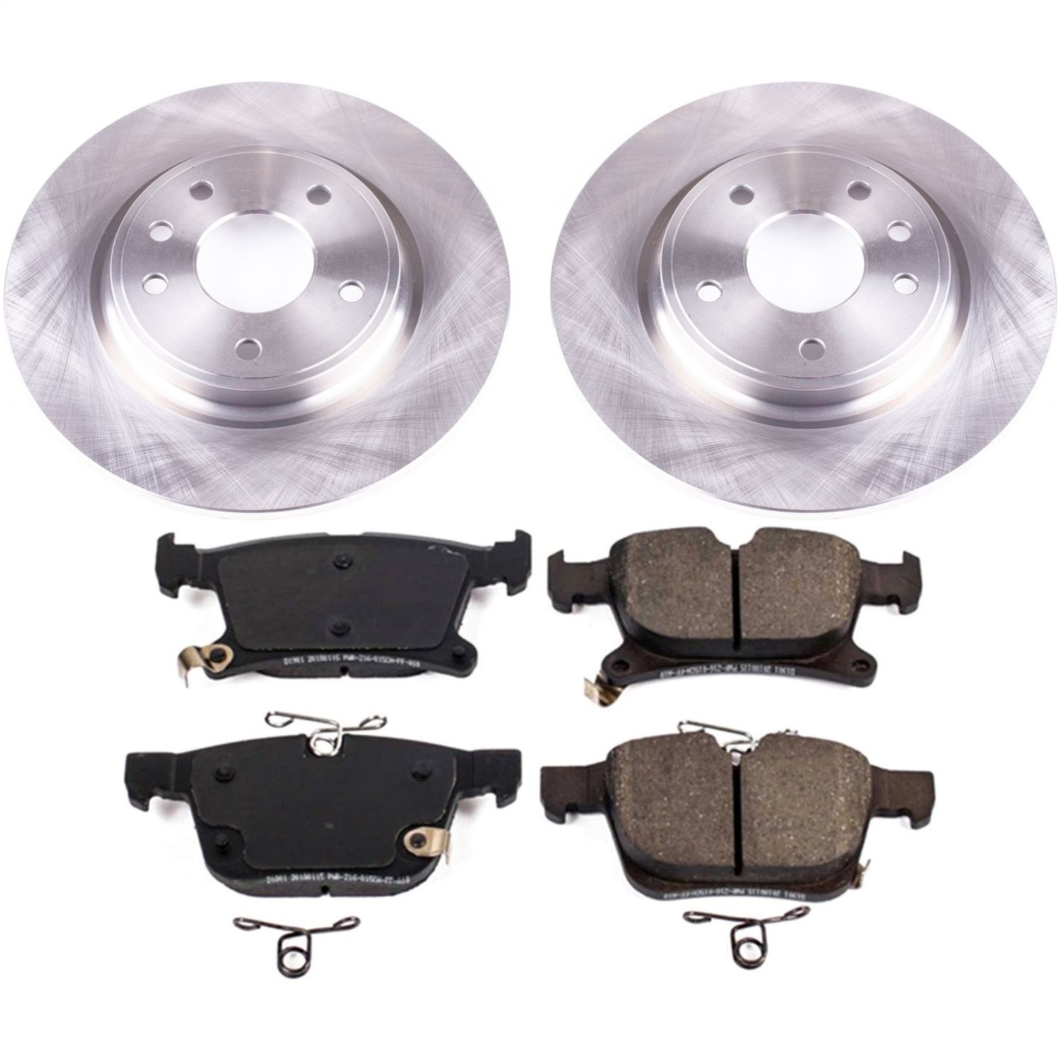 Power Stop - KOE7845 - Rear - Disc Brake Pad and Rotor Kit