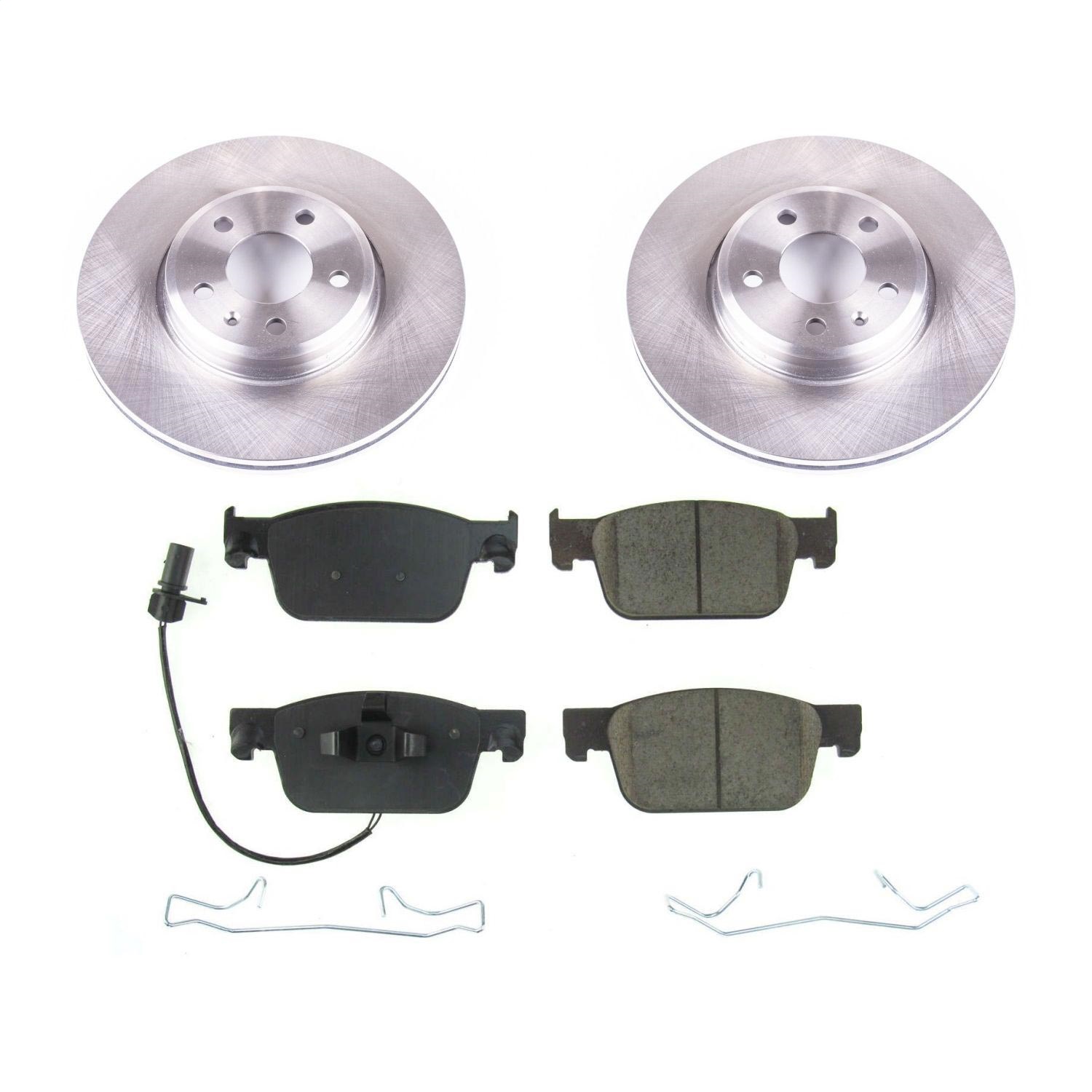 Power Stop - KOE7860 - Front - Disc Brake Pad and Rotor Kit
