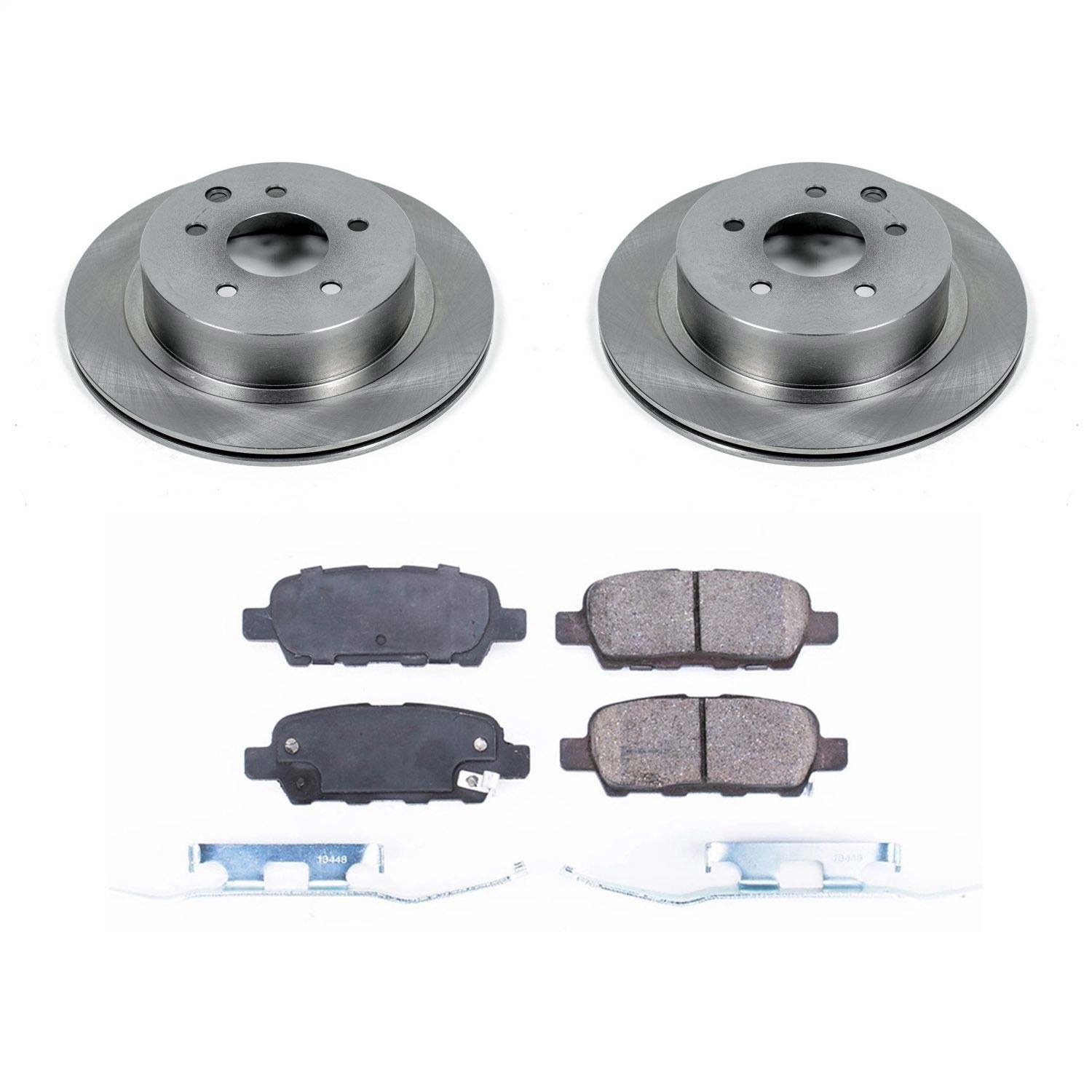 Power Stop - KOE7881 - Rear - Disc Brake Pad and Rotor Kit
