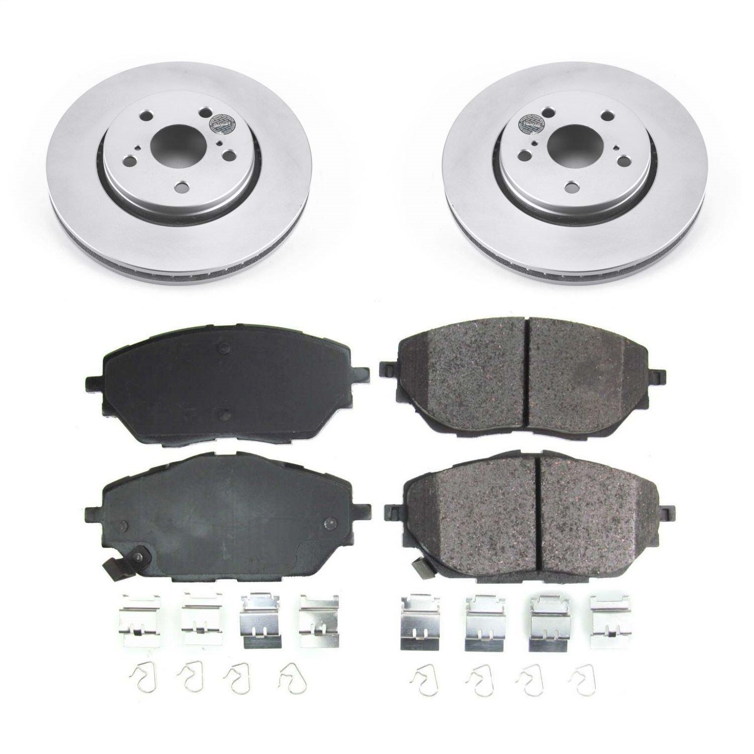 Power Stop - KOE7890 - Front - Disc Brake Pad and Rotor Kit