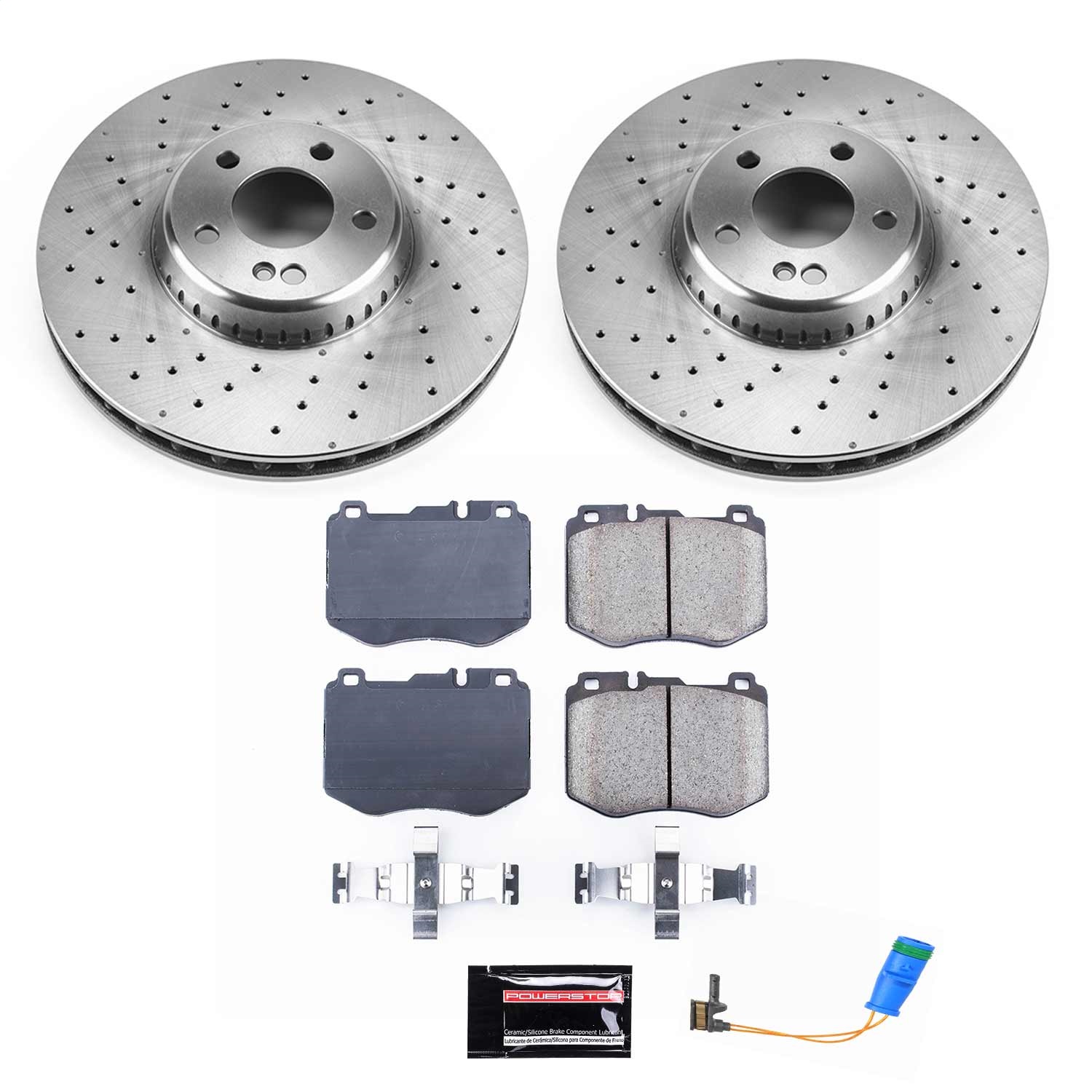 Power Stop - KOE7969 - Front - Disc Brake Pad and Rotor Kit