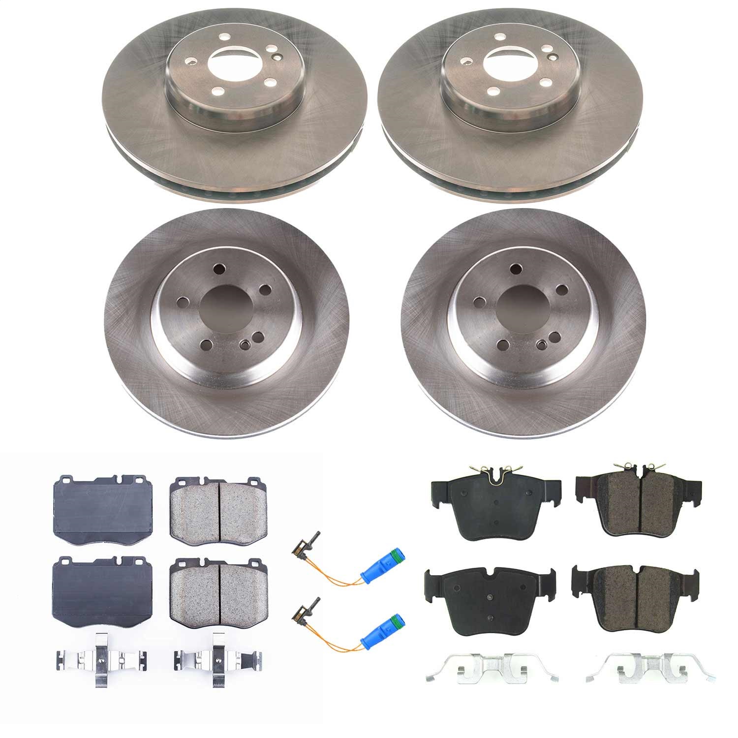 Power Stop - KOE7970 - Front and Rear - Disc Brake Pad and Rotor Kit
