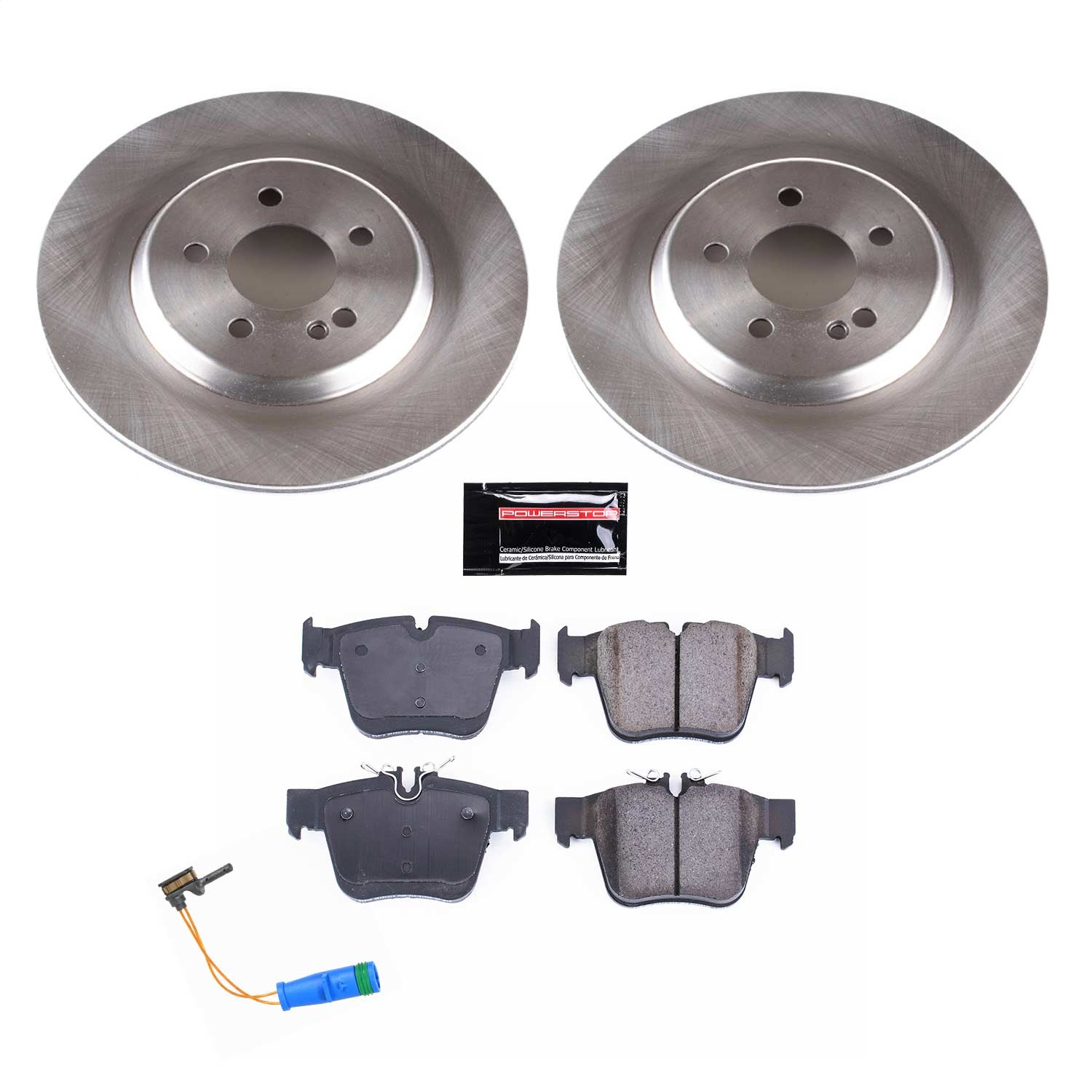 Power Stop - KOE7990 - Rear - Disc Brake Pad and Rotor Kit