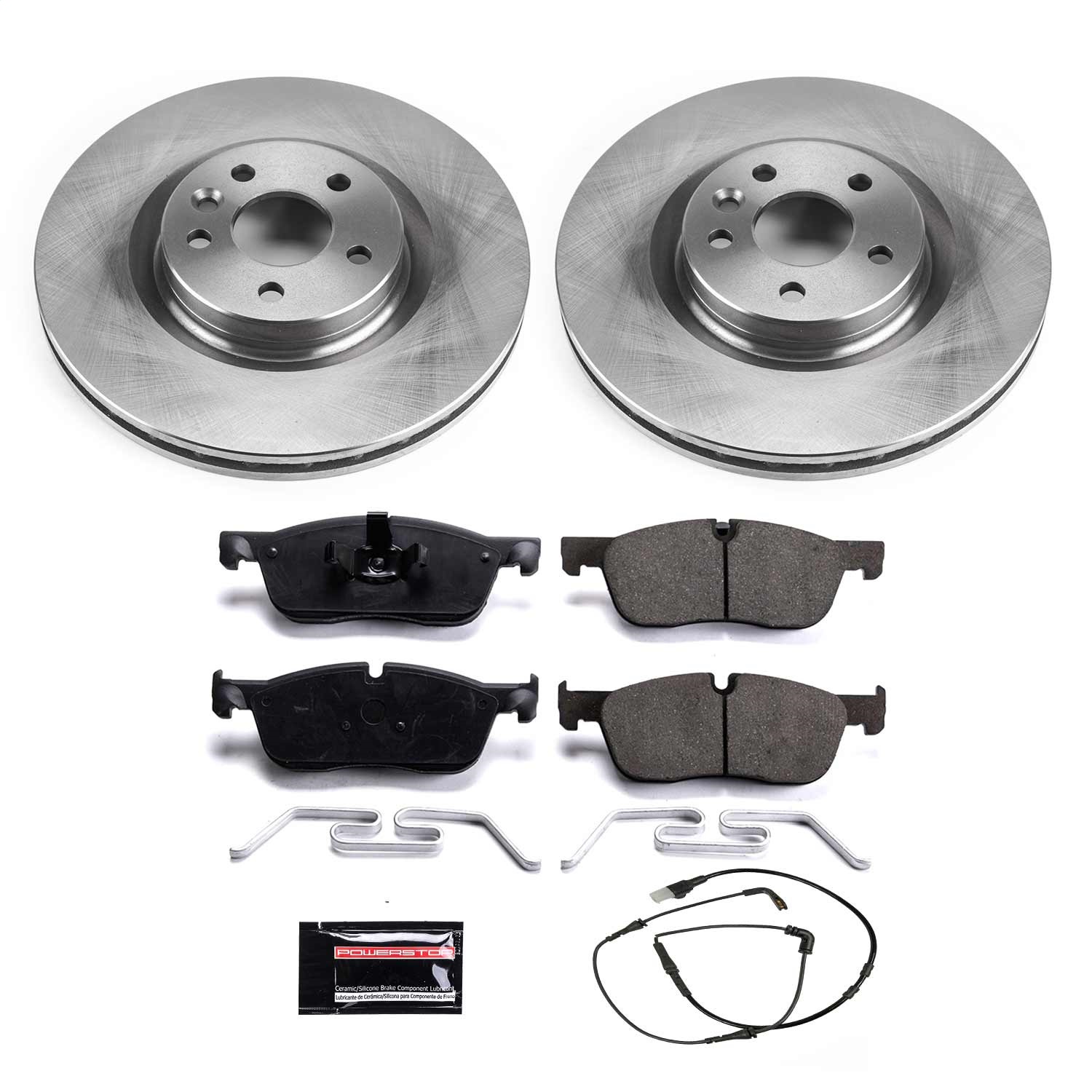 Power Stop - KOE7991 - Front - Disc Brake Pad and Rotor Kit