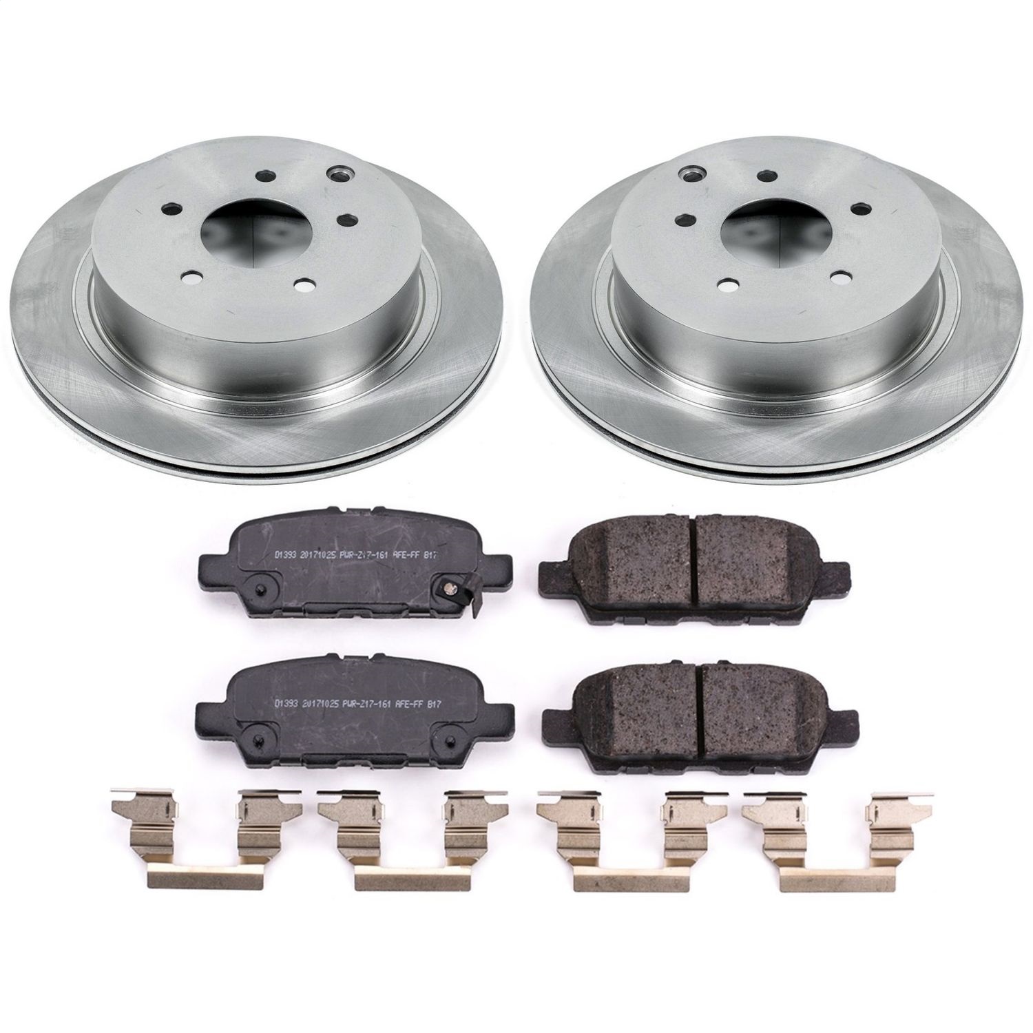 Power Stop - KOE8021 - Rear - Disc Brake Pad and Rotor Kit