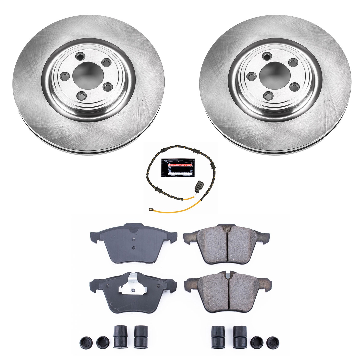 Power Stop - KOE8035 - Front - Disc Brake Pad and Rotor Kit