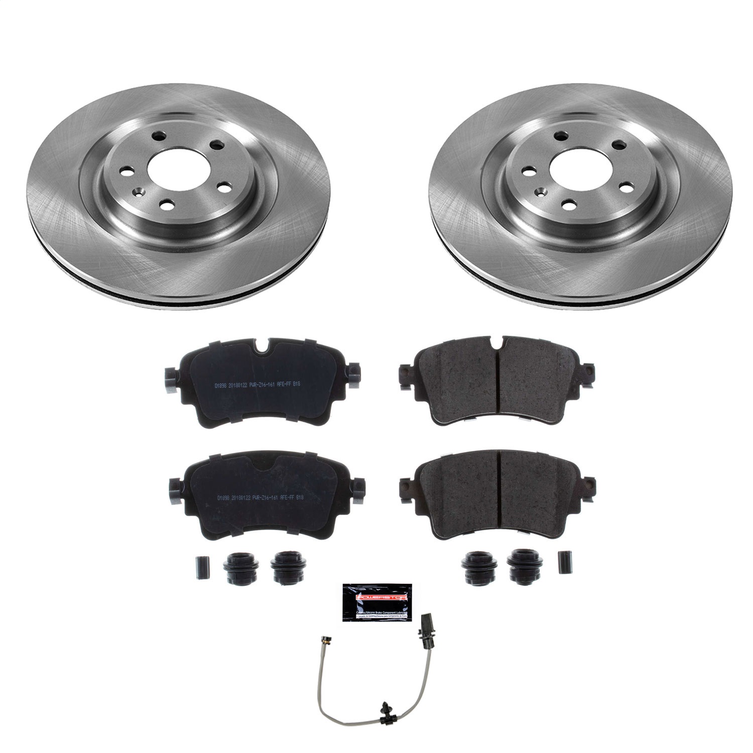 Power Stop - KOE8043 - Rear - Disc Brake Pad and Rotor Kit