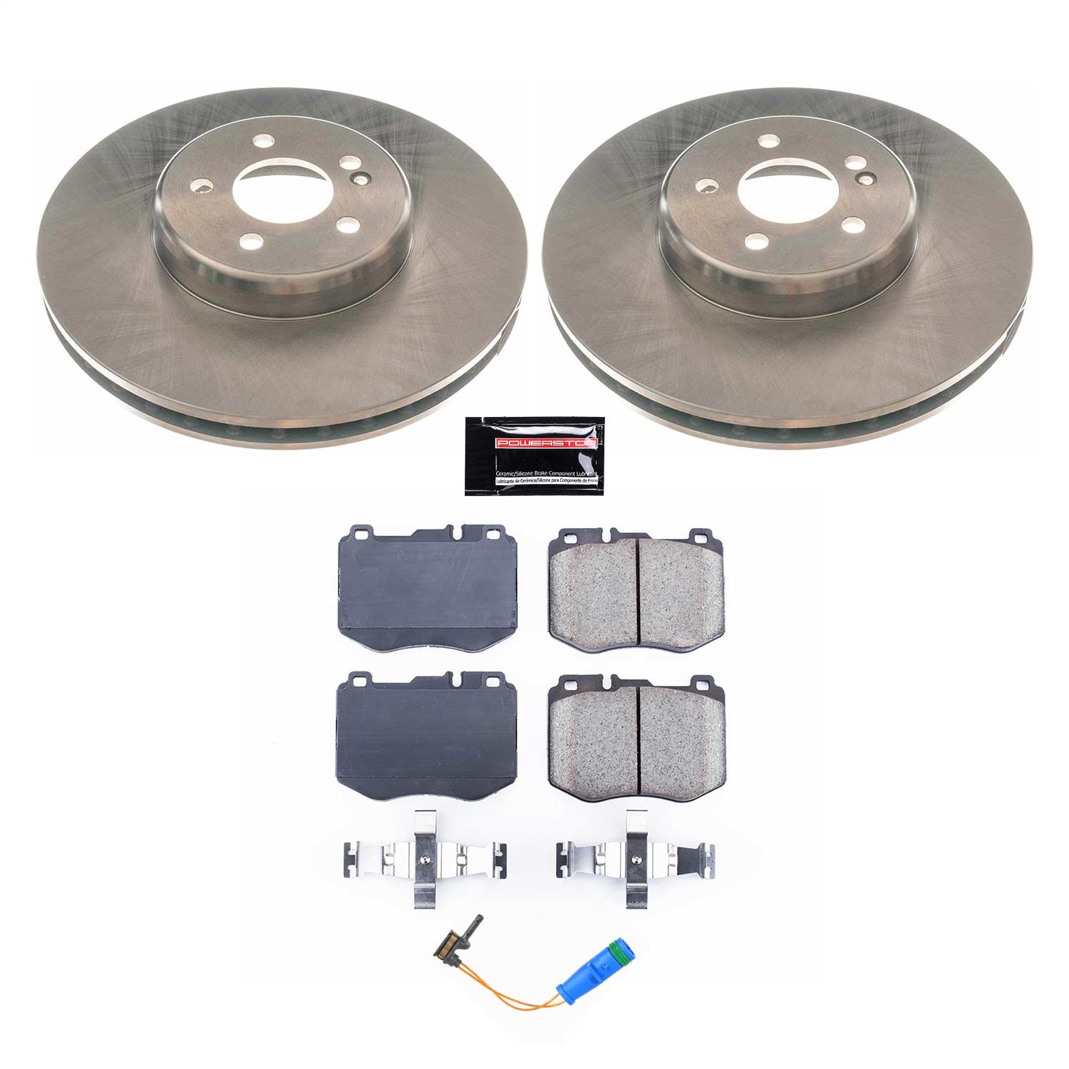 Power Stop - KOE8073 - Front - Disc Brake Pad and Rotor Kit