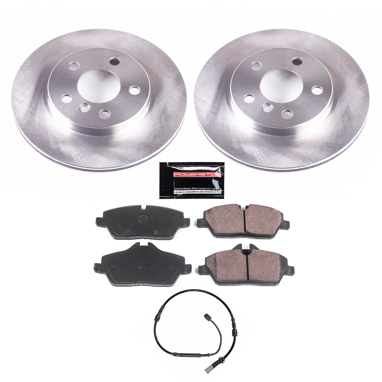 Power Stop - KOE8112 - Front - Disc Brake Pad and Rotor Kit