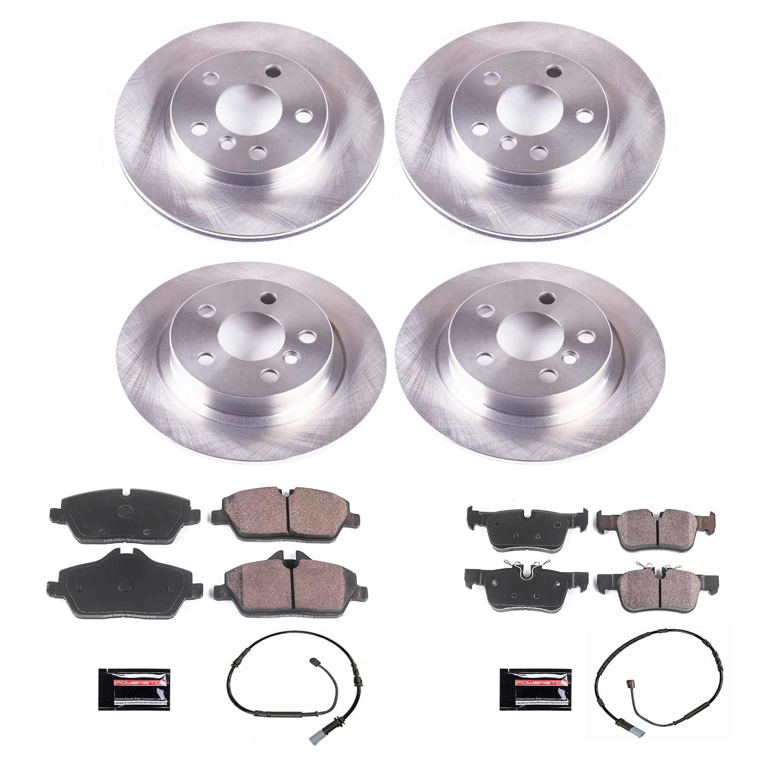 Power Stop - KOE8113 - Front and Rear - Disc Brake Pad and Rotor Kit