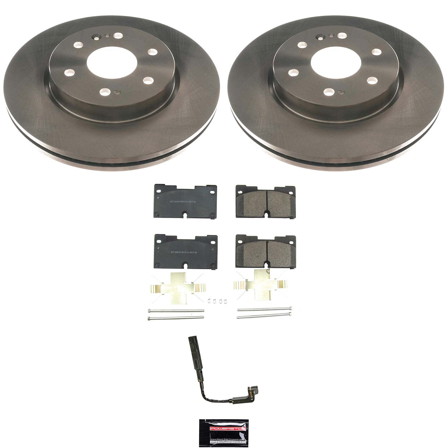 Power Stop - KOE8172 - Front - Disc Brake Pad and Rotor Kit