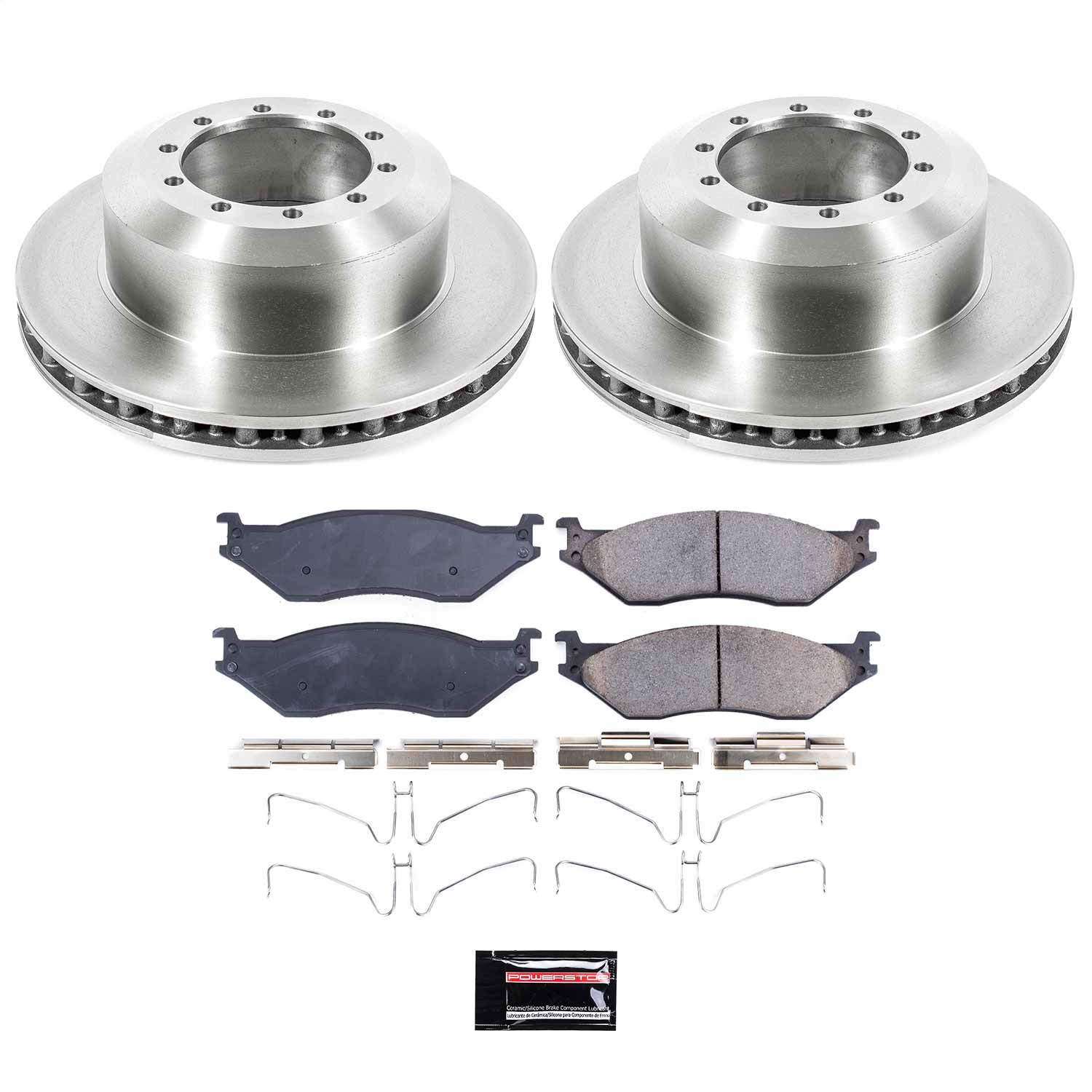 Power Stop - KOE8179 - Rear - Disc Brake Pad and Rotor Kit