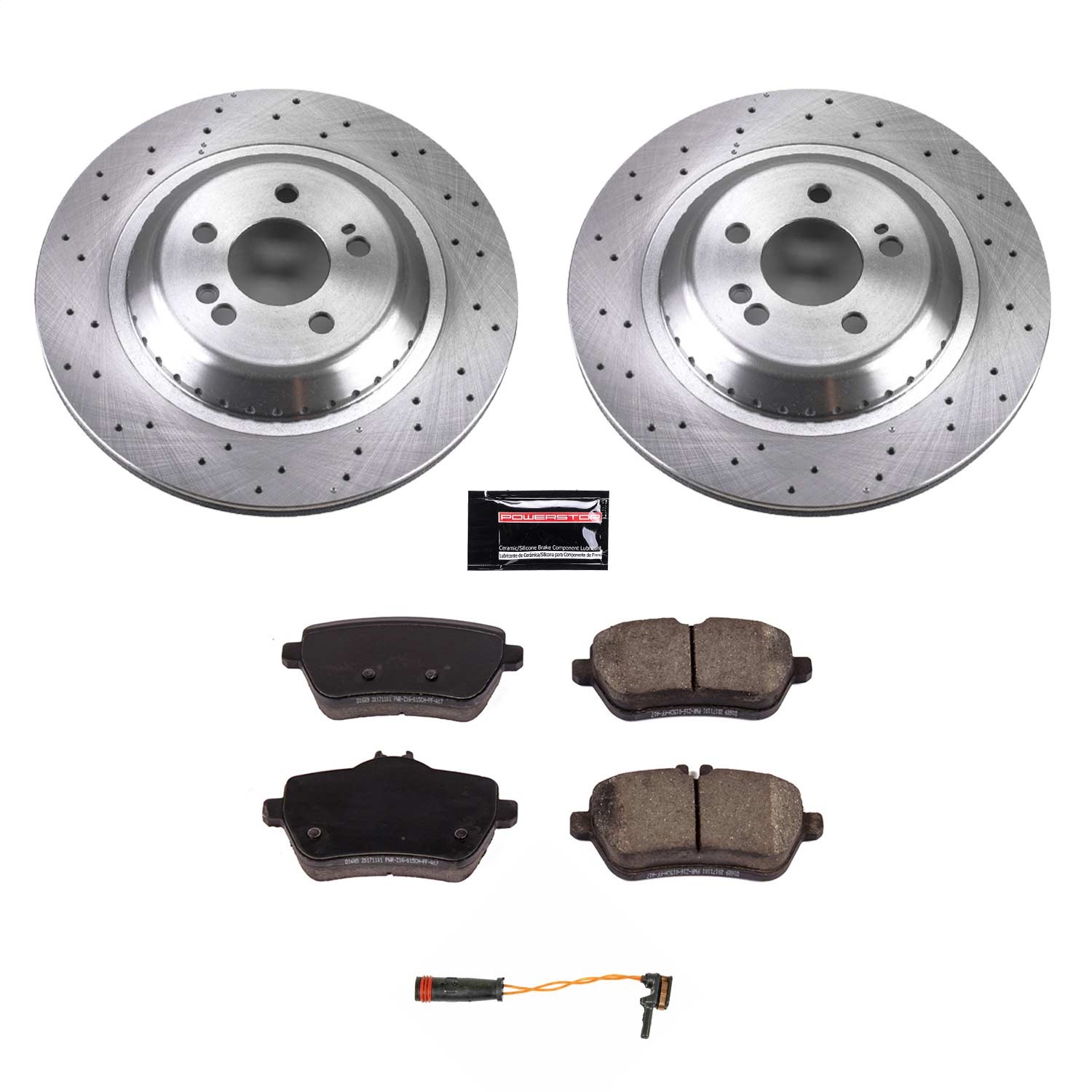 Power Stop - KOE8194 - Rear - Disc Brake Pad and Rotor Kit