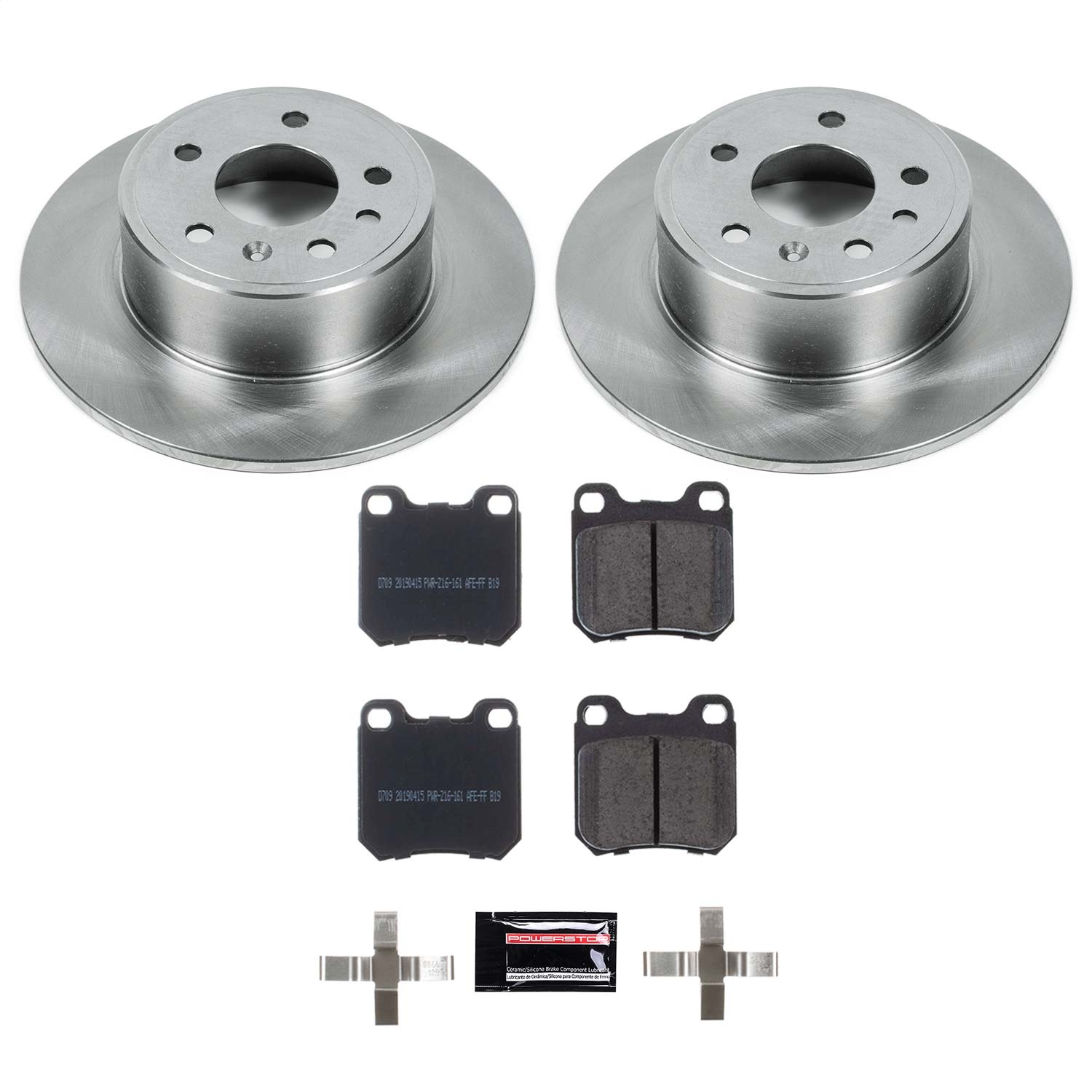 Power Stop - KOE831 - Rear - Disc Brake Pad and Rotor Kit