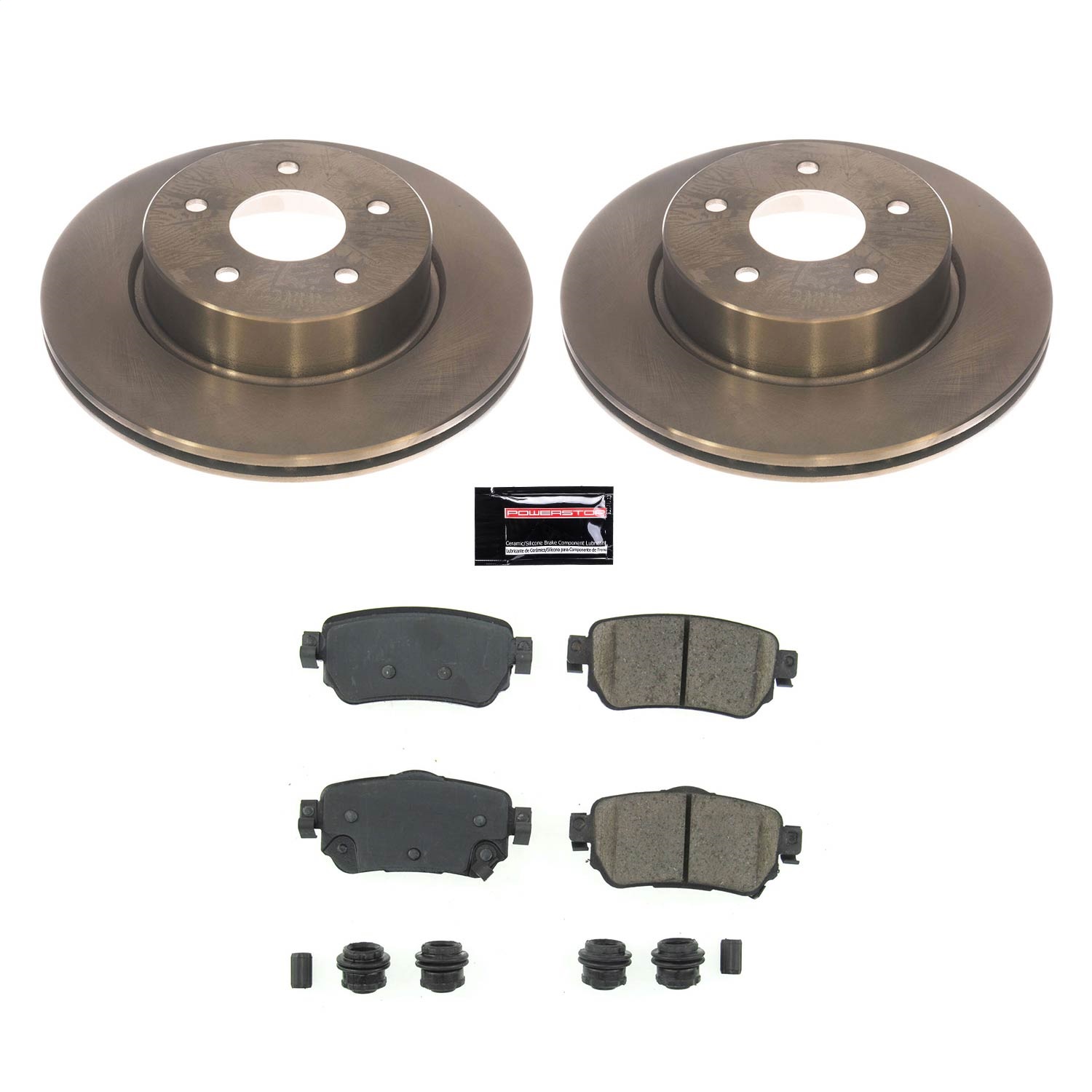 Power Stop - KOE8313 - Rear - Disc Brake Pad and Rotor Kit