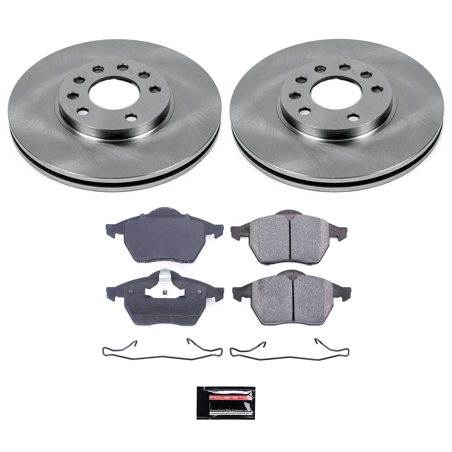 Power Stop - KOE832 - Front - Disc Brake Pad and Rotor Kit