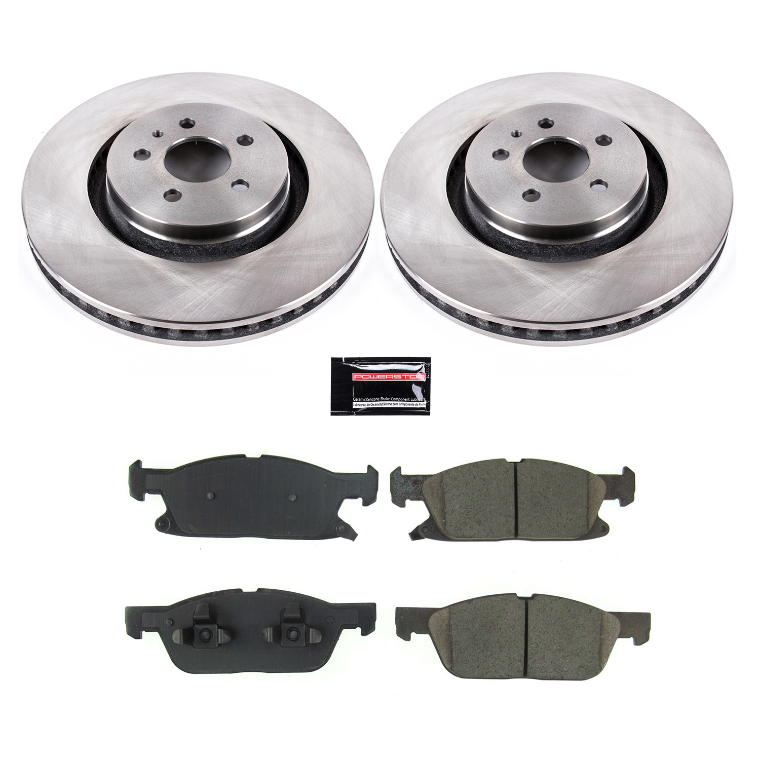 Power Stop - KOE8321 - Front - Disc Brake Pad and Rotor Kit