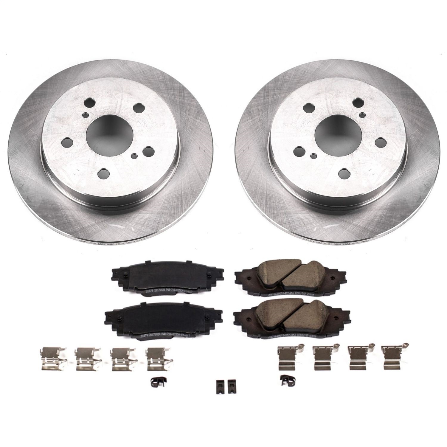 Power Stop - KOE8333 - Rear - Disc Brake Pad and Rotor Kit