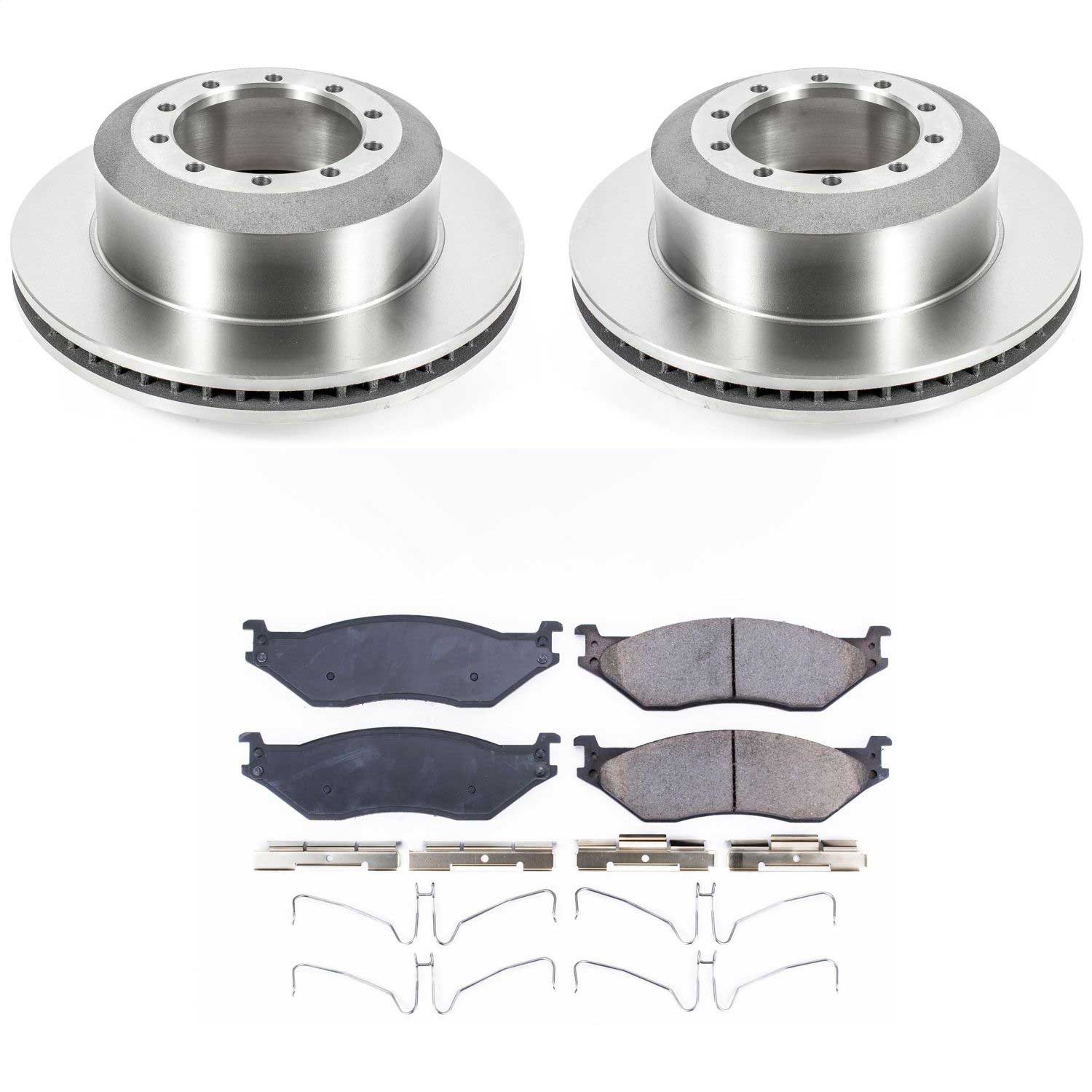 Power Stop - KOE8395 - Front and Rear - Disc Brake Pad and Rotor Kit