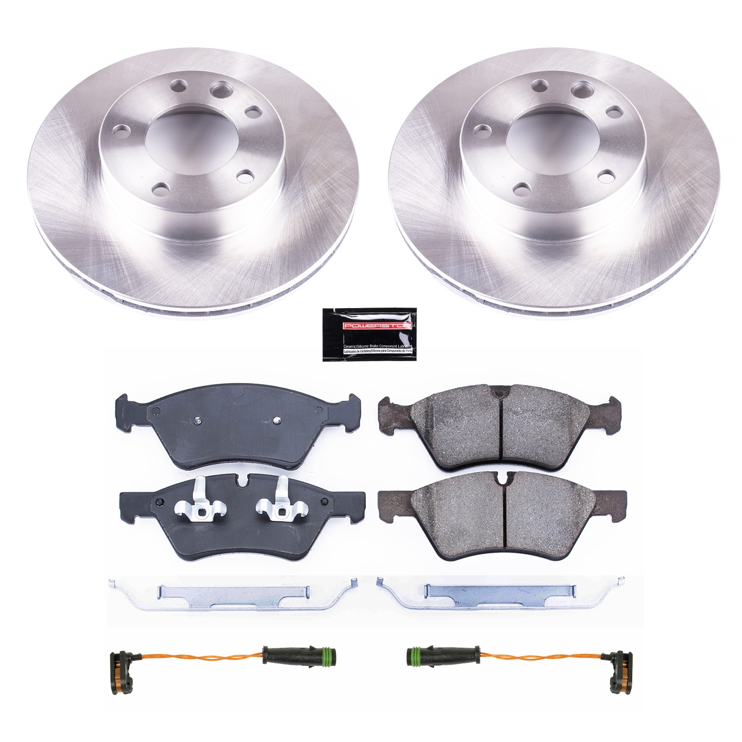 Power Stop - KOE8420 - Front - Disc Brake Pad and Rotor Kit