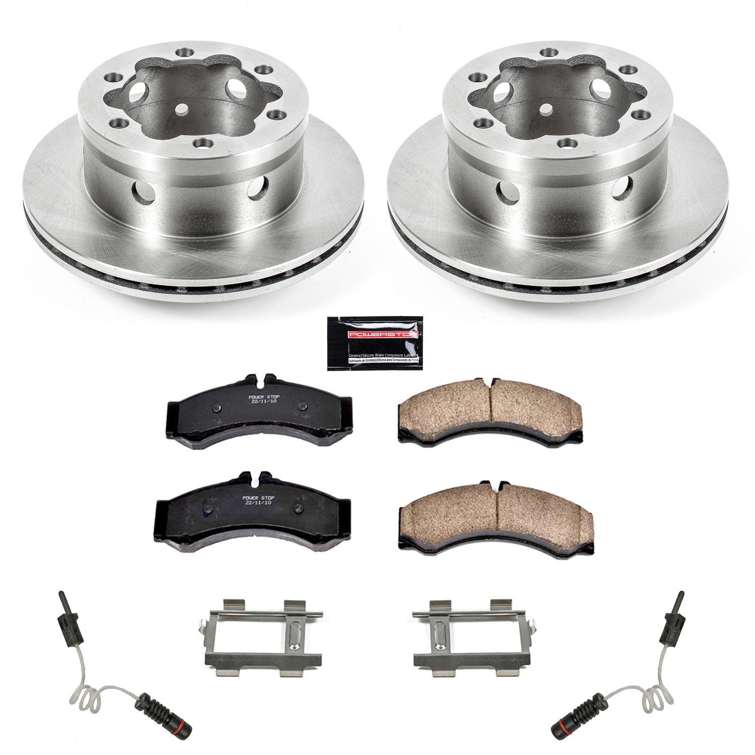 Power Stop - KOE8427 - Rear - Disc Brake Pad and Rotor Kit